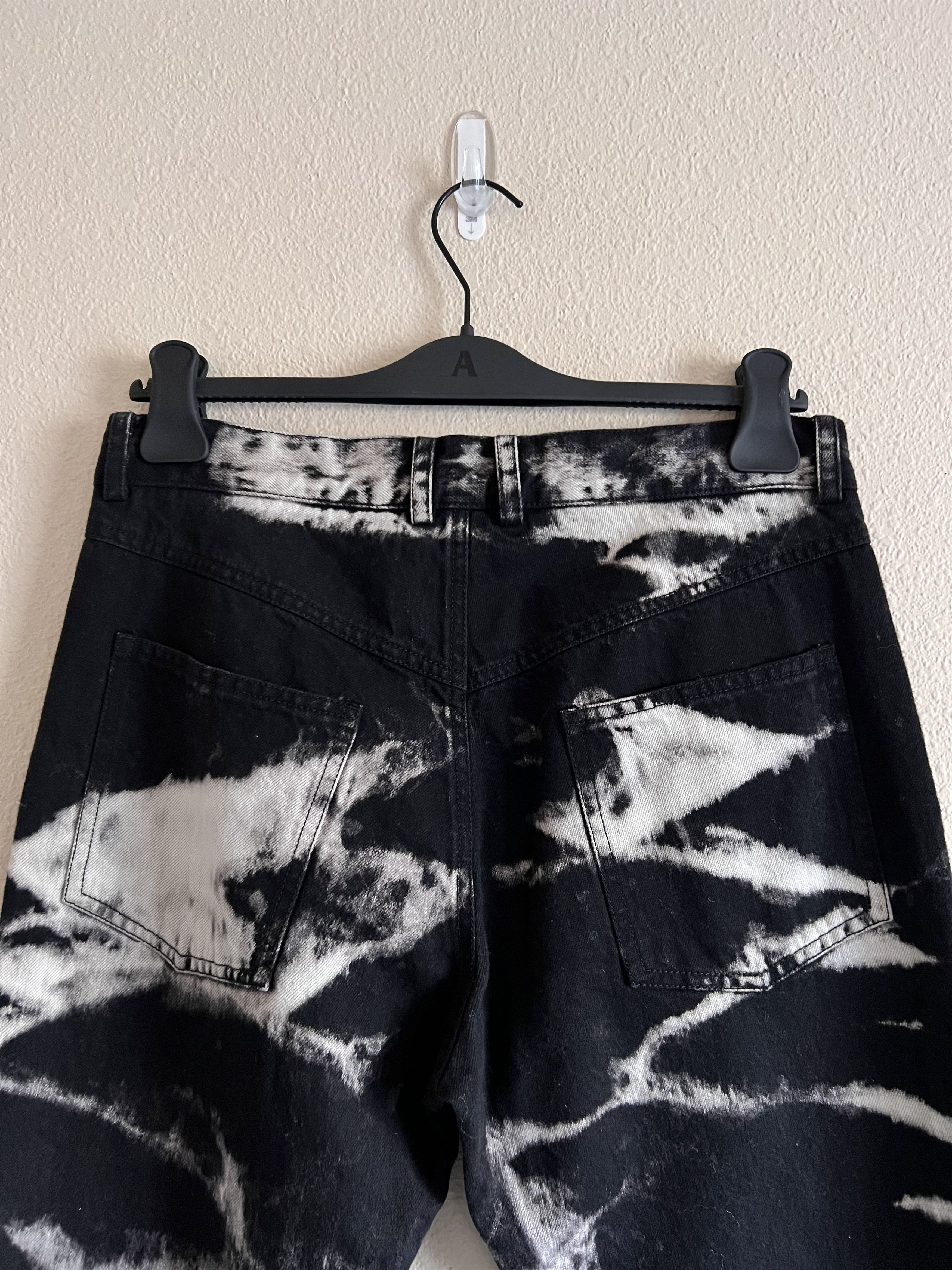 Other GOOMHEO Dystopian Beach Black and White Bootcut Jeans Size US 32 / EU 48 - 6 Thumbnail