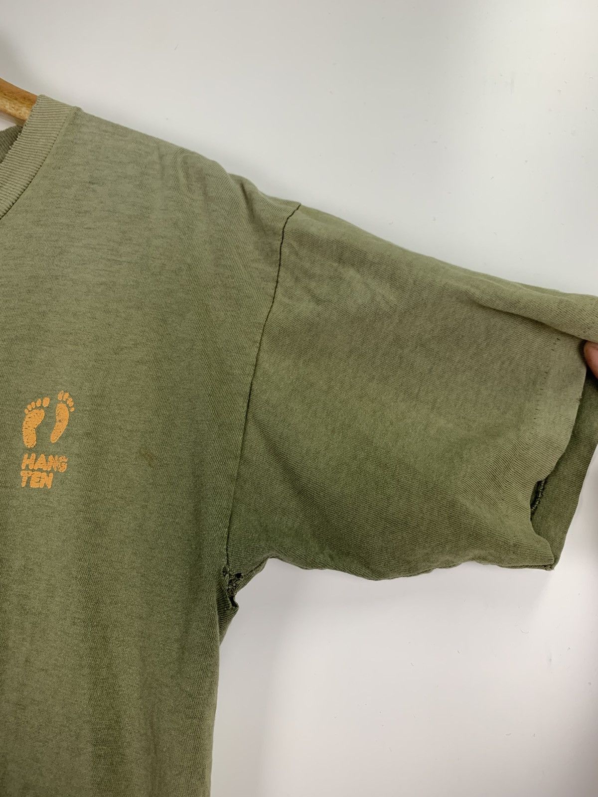 Hang Ten × Vintage Vintage 80s Hang Ten T-Shirt Size US L / EU 52-54 / 3 - 8 Thumbnail