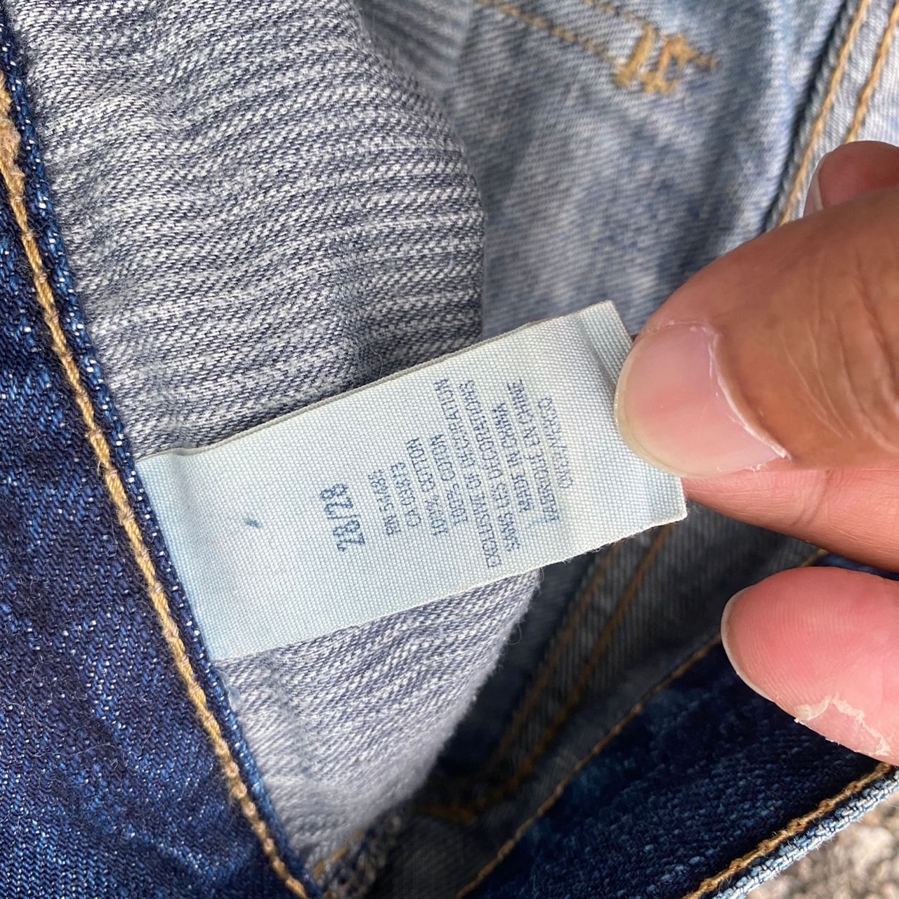 If Six Was Nine Vintage American Eagle Flared Distressed Denim Size US 31 - 18 Thumbnail