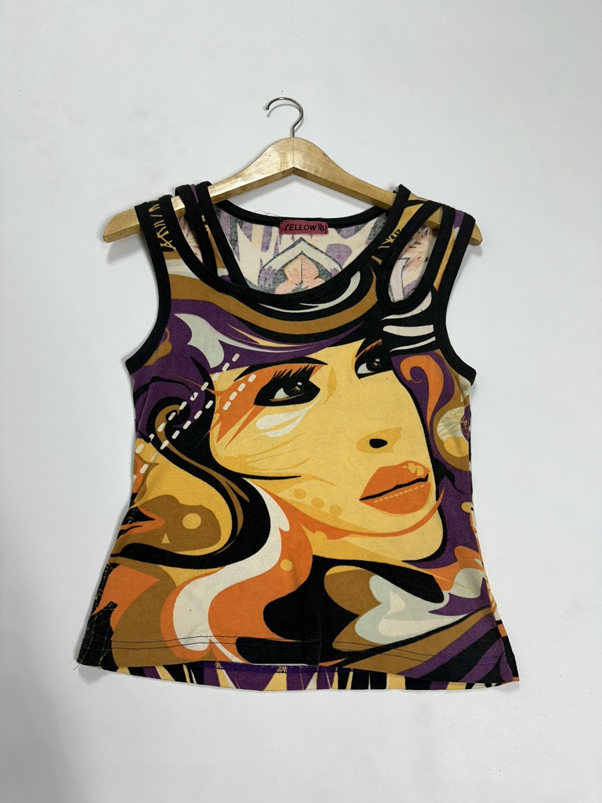 Other Yellow 96 Nice Design Faces And Barong Art Tops Size M / US 6-8 / IT 42-44 - 6 Thumbnail
