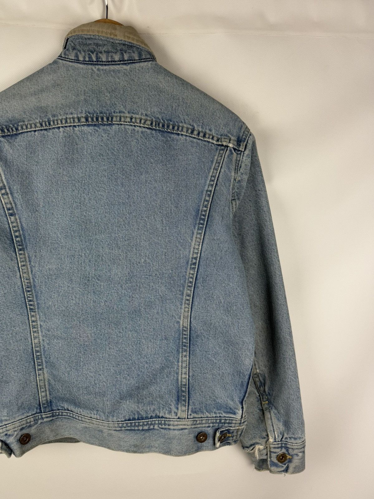 Lee × Vintage Lee Dungarees Vintage Blanket Lined Denim Trucker Jacket Size US M / EU 48-50 / 2 - 16 Thumbnail