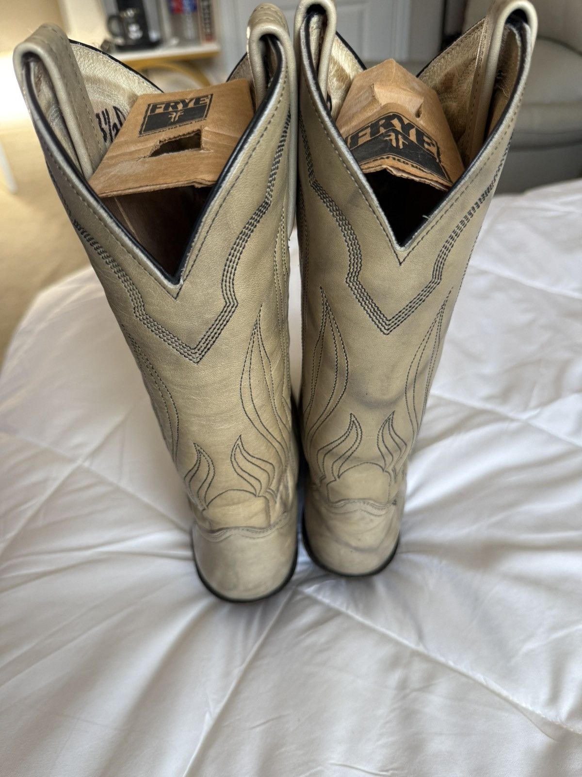 Other Vintage Men's Frye 3844 Western Cowboy Boots - 8.5 Size US 8.5 / EU 41-42 - 2 Thumbnail