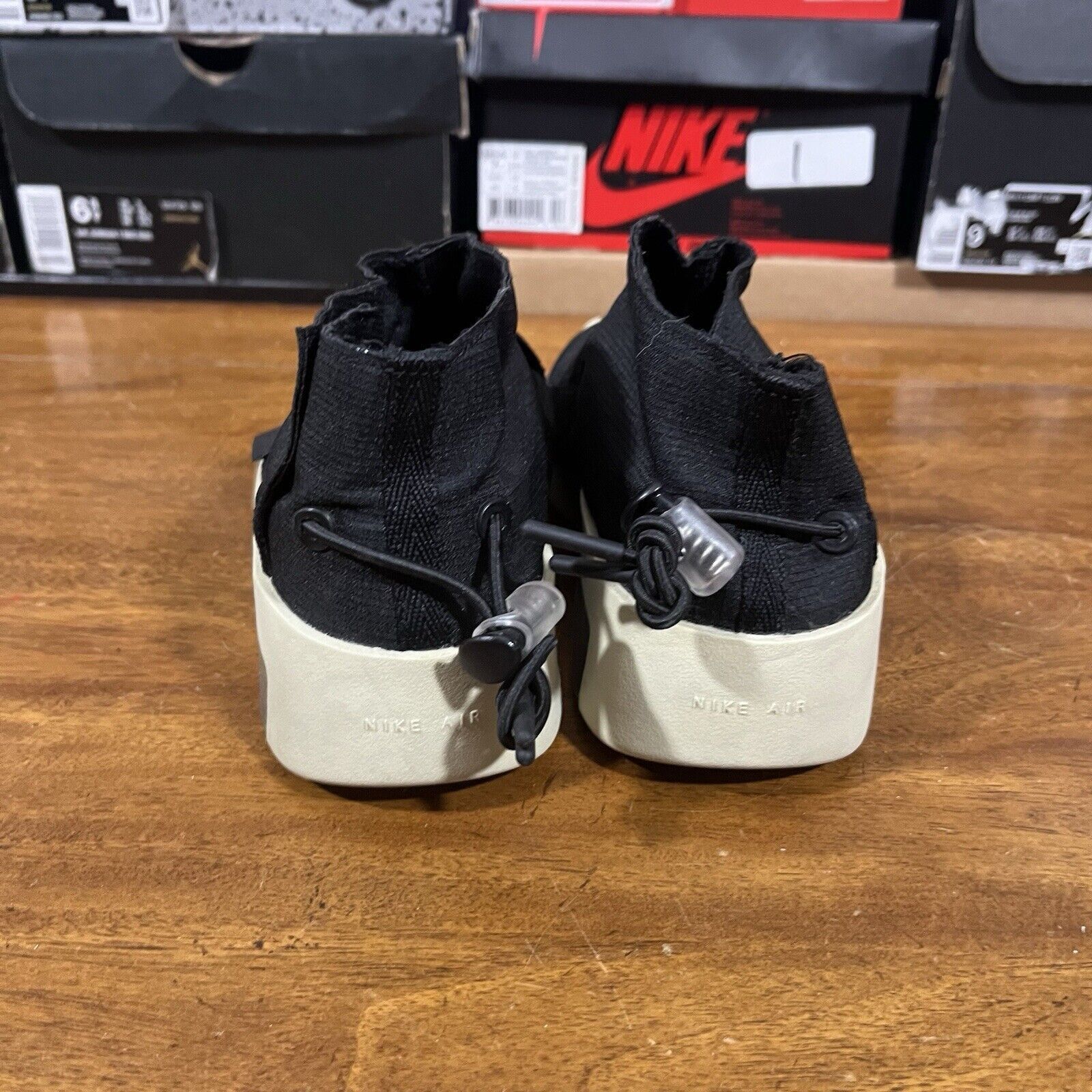 Nike Size 4 - Nike Air Fear Of God Moc Black Size US 5.5 / IT 35.5 - 5 Thumbnail