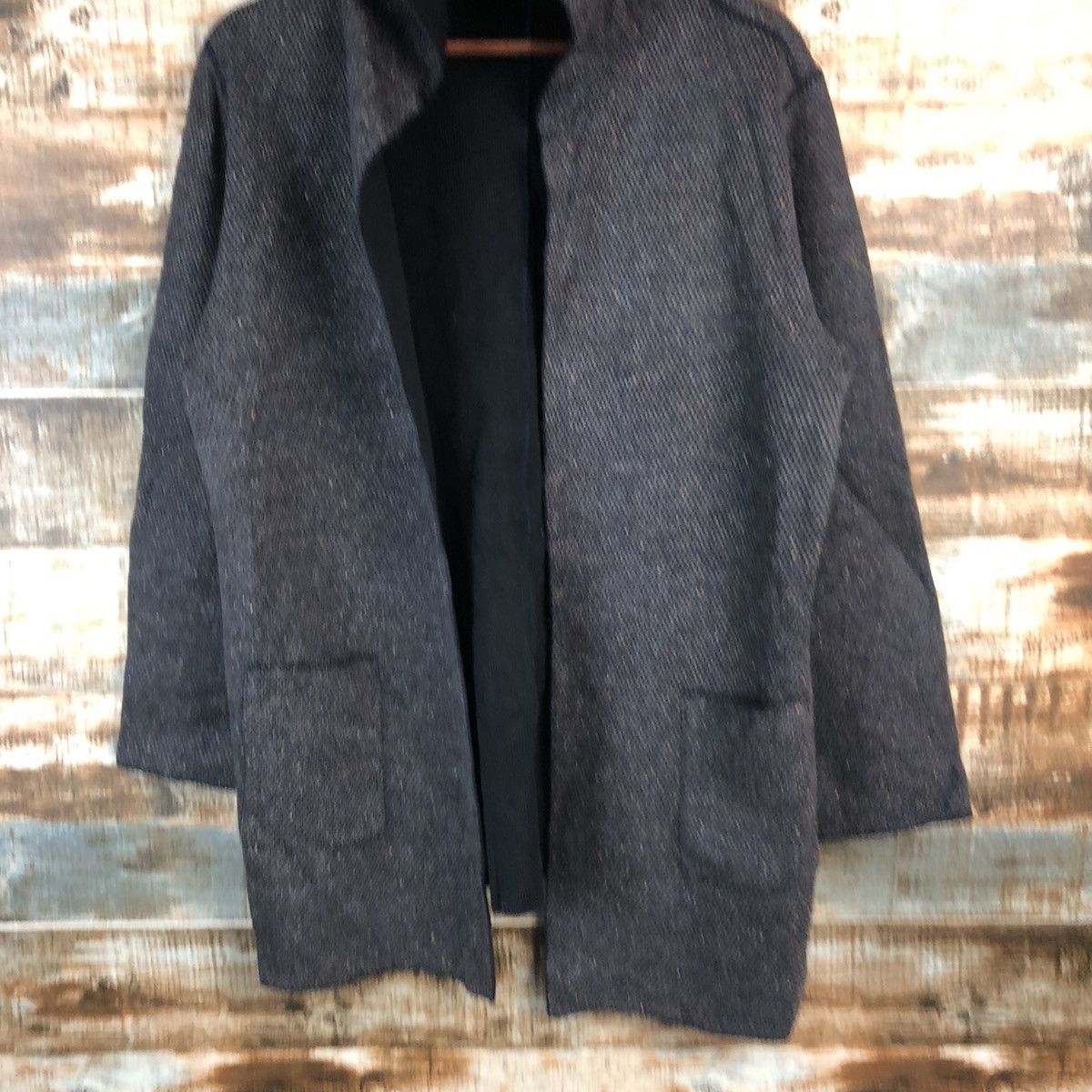 Homespun Knitwear DL Japan vintage cardigan hoodie Gray Knitwear #C533 Size US M / EU 48-50 / 2 - 2 Thumbnail