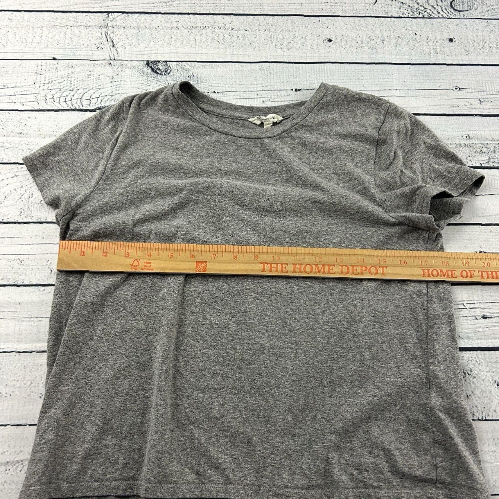 Madewell Madewell Short Sleeve Tie Back Shirt Women's Medium Gray Shirt Mens? Size M / US 6-8 / IT 42-44 - 4 Thumbnail