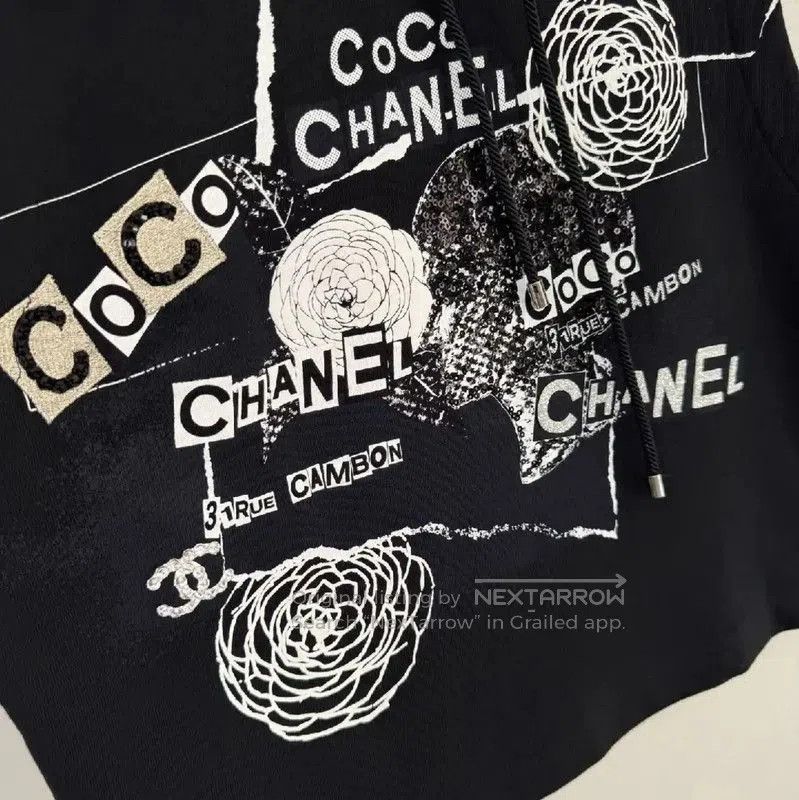 Chanel Chanel Black Cropped Hoodie Tank for Women . Size XS / US 0-2 / IT 36-38 - 4 Thumbnail