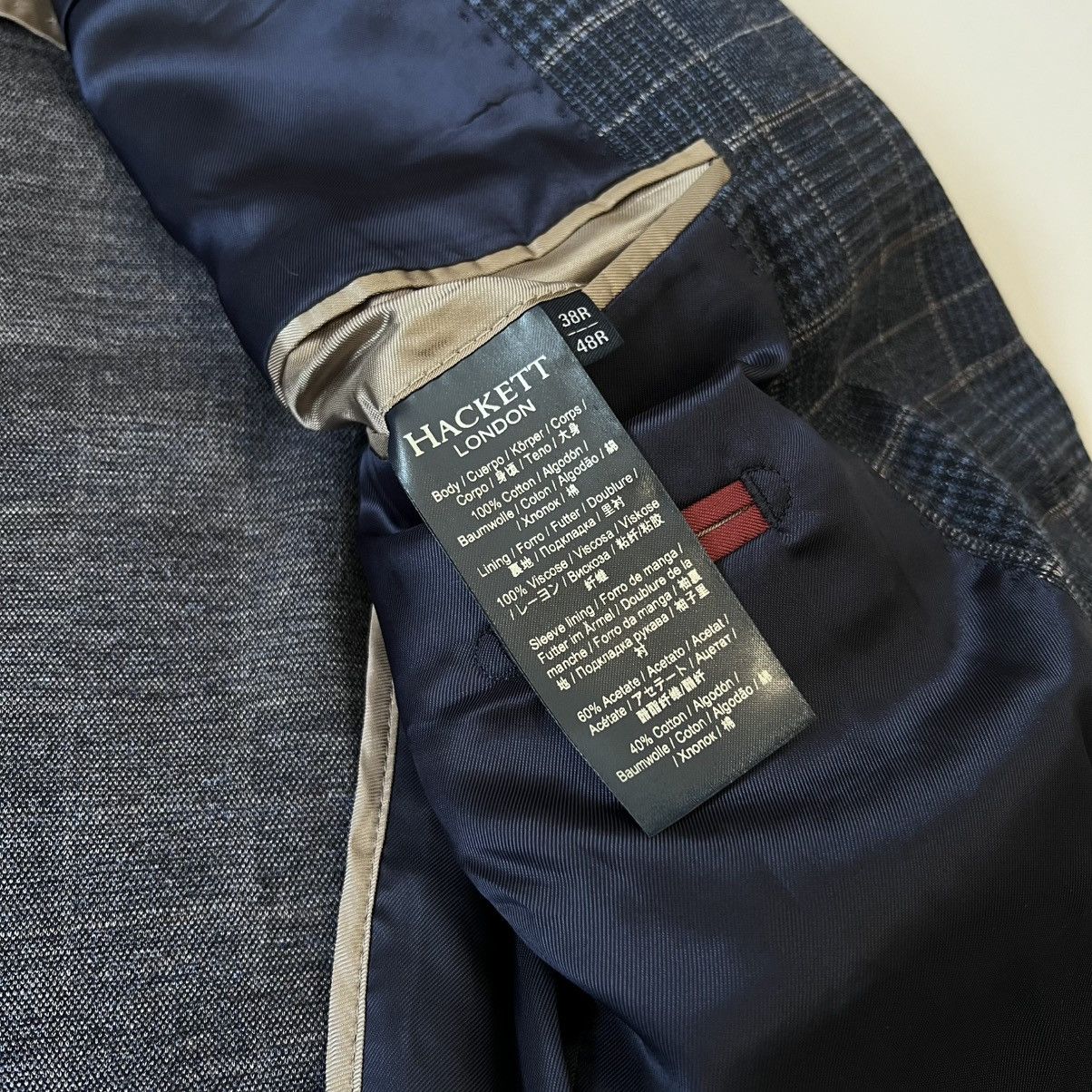 Hackett Hackett London checked blazer jacket Size 38R - 6 Thumbnail