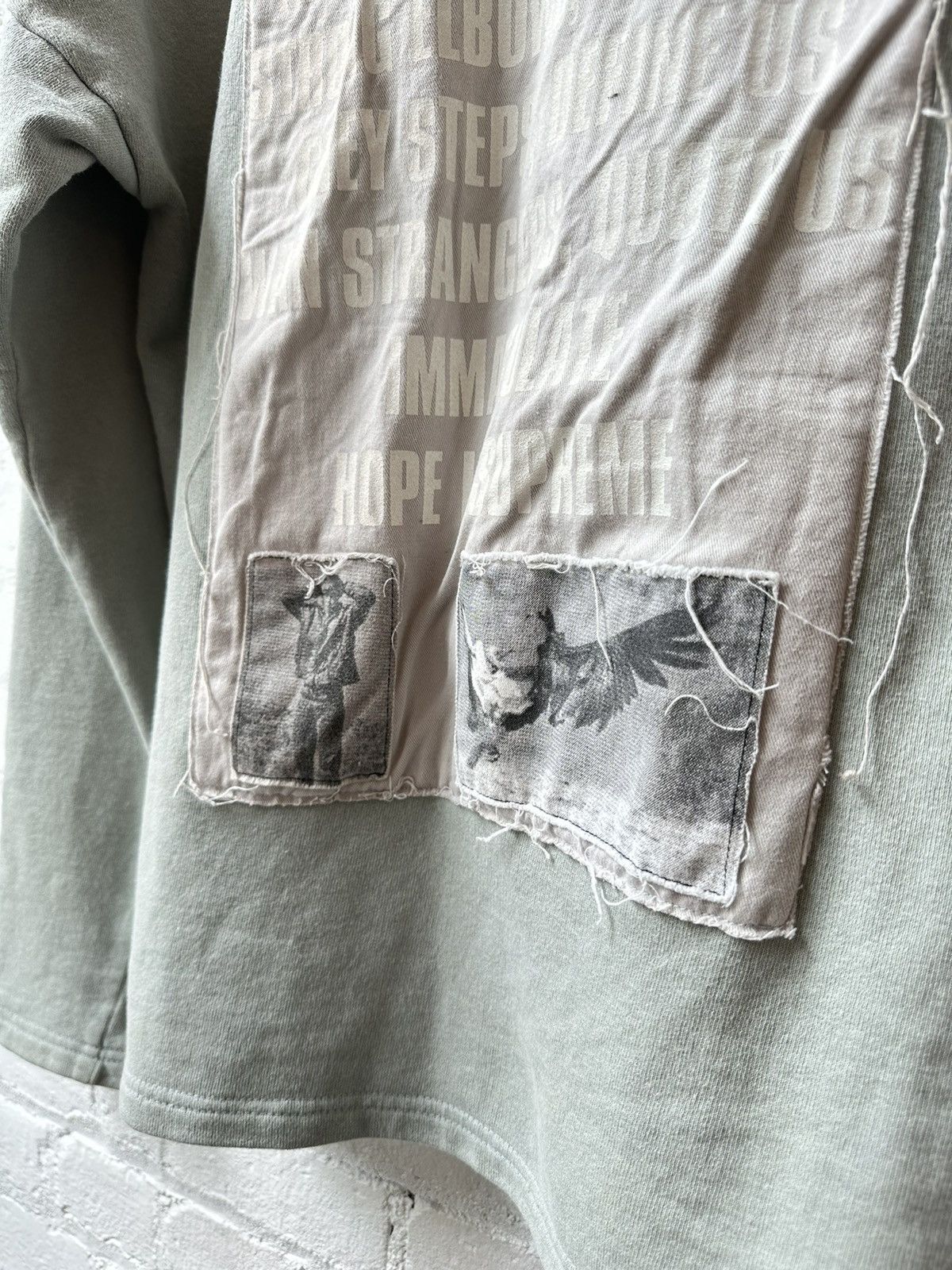 Raf Simons RAF SIMONS SS2002 HOPE IS SUPREME SWEATER Size US M / EU 48-50 / 2 - 4 Thumbnail