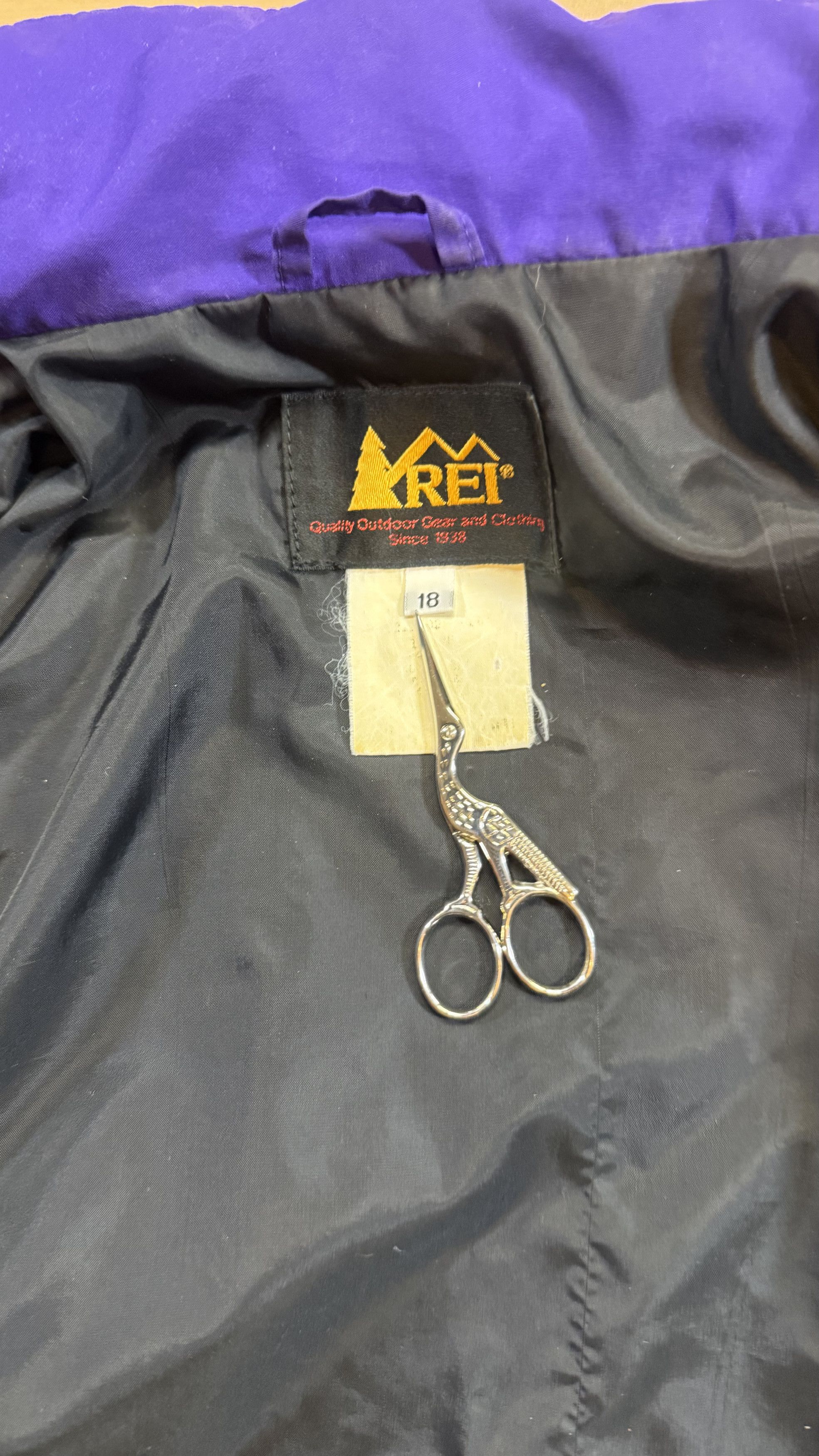 Rei Vtg REI Women’s 18 Gore-Tex Purple Jacket (Repaired) Size XXL / US 16-18 / IT 52-54 - 5 Thumbnail