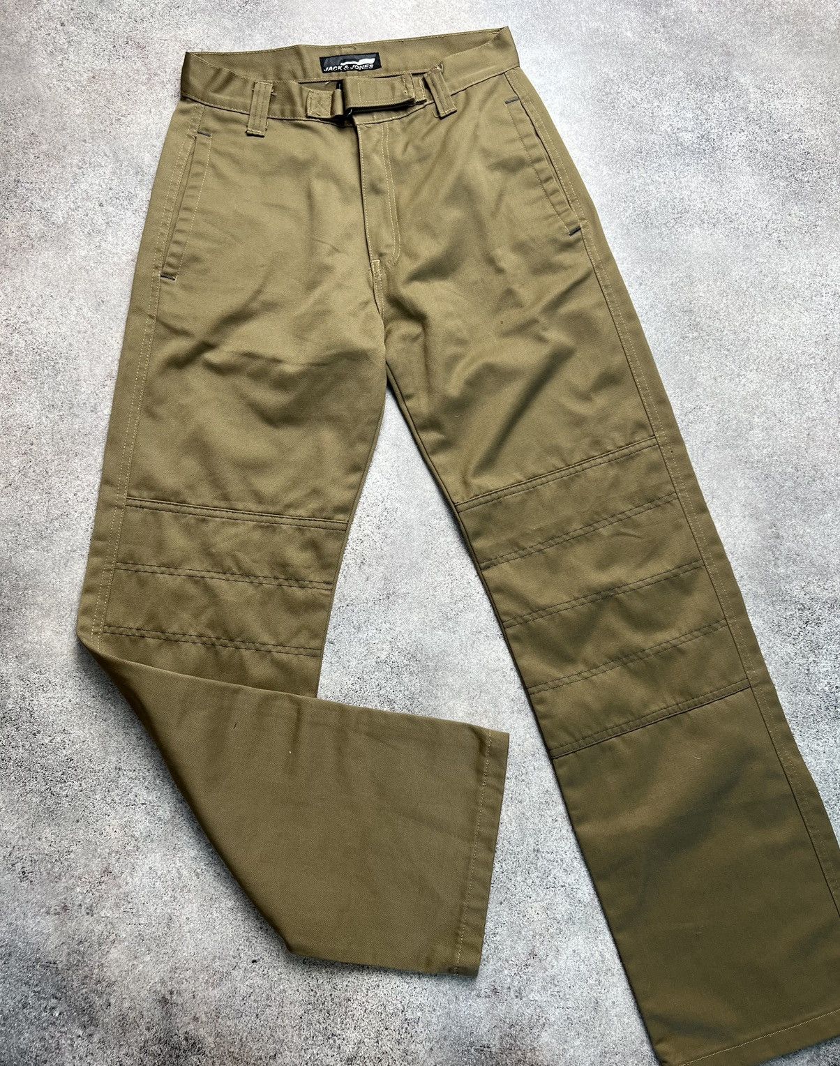 Jack & Jones × Japanese Brand × Vintage Jack & Jones vintage belted work pants Size US 32 / EU 48 - 1 Thumbnail