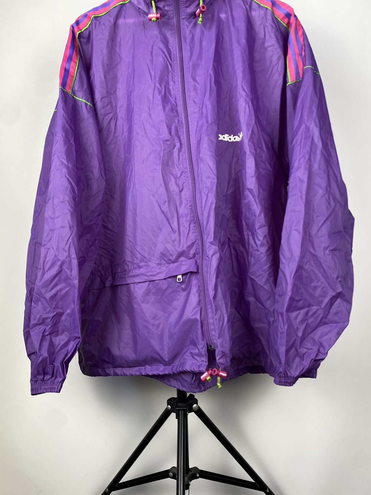 Adidas × Vintage 🔥 Rare 70-80s VNTG Raincoat Jacket Transforms into a Bag Size US L / EU 52-54 / 3 - 5 Thumbnail