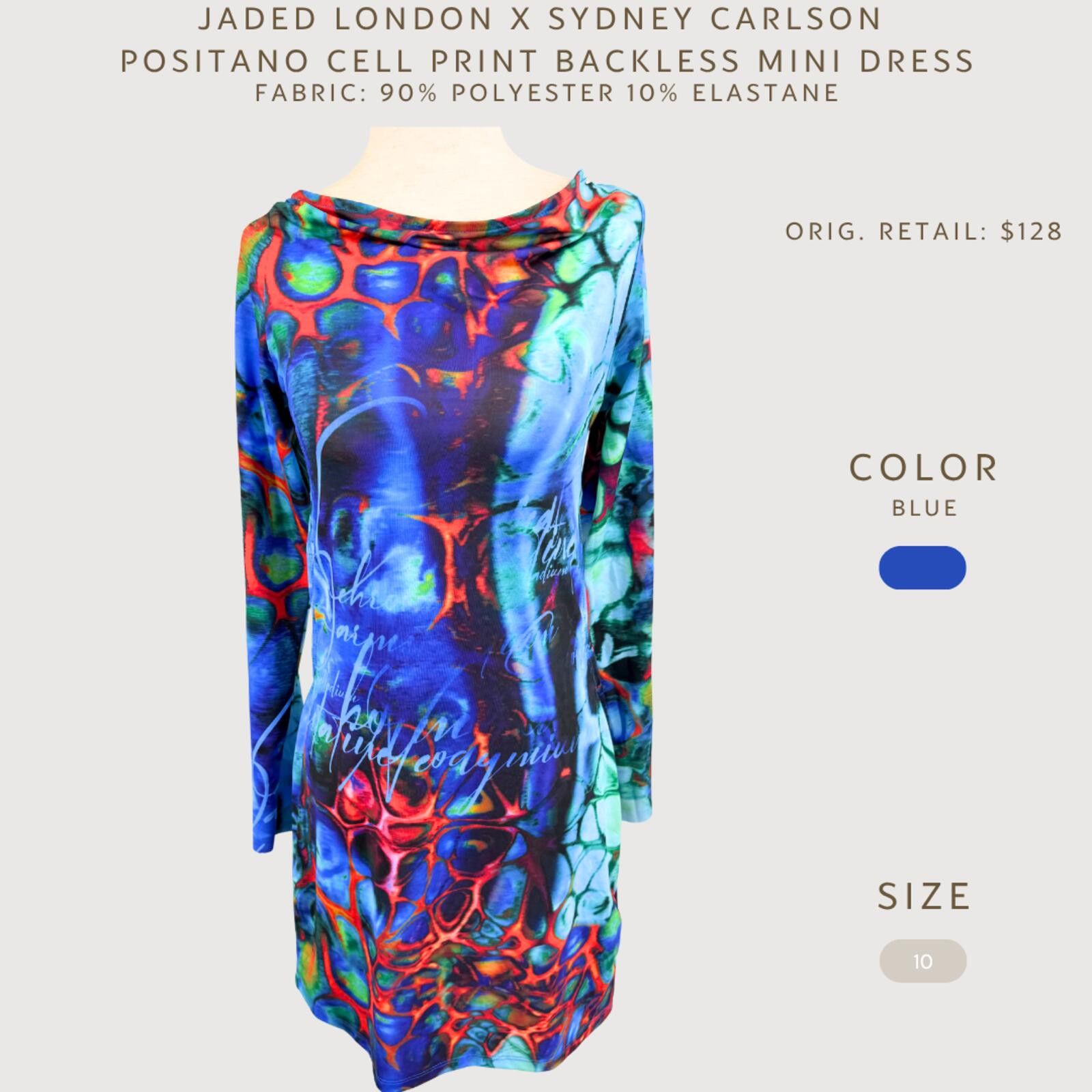 Jaded London Jaded London x Sydney Carlson Positano Mini Dress 10 Size L / US 10 / IT 46 - 2 Thumbnail
