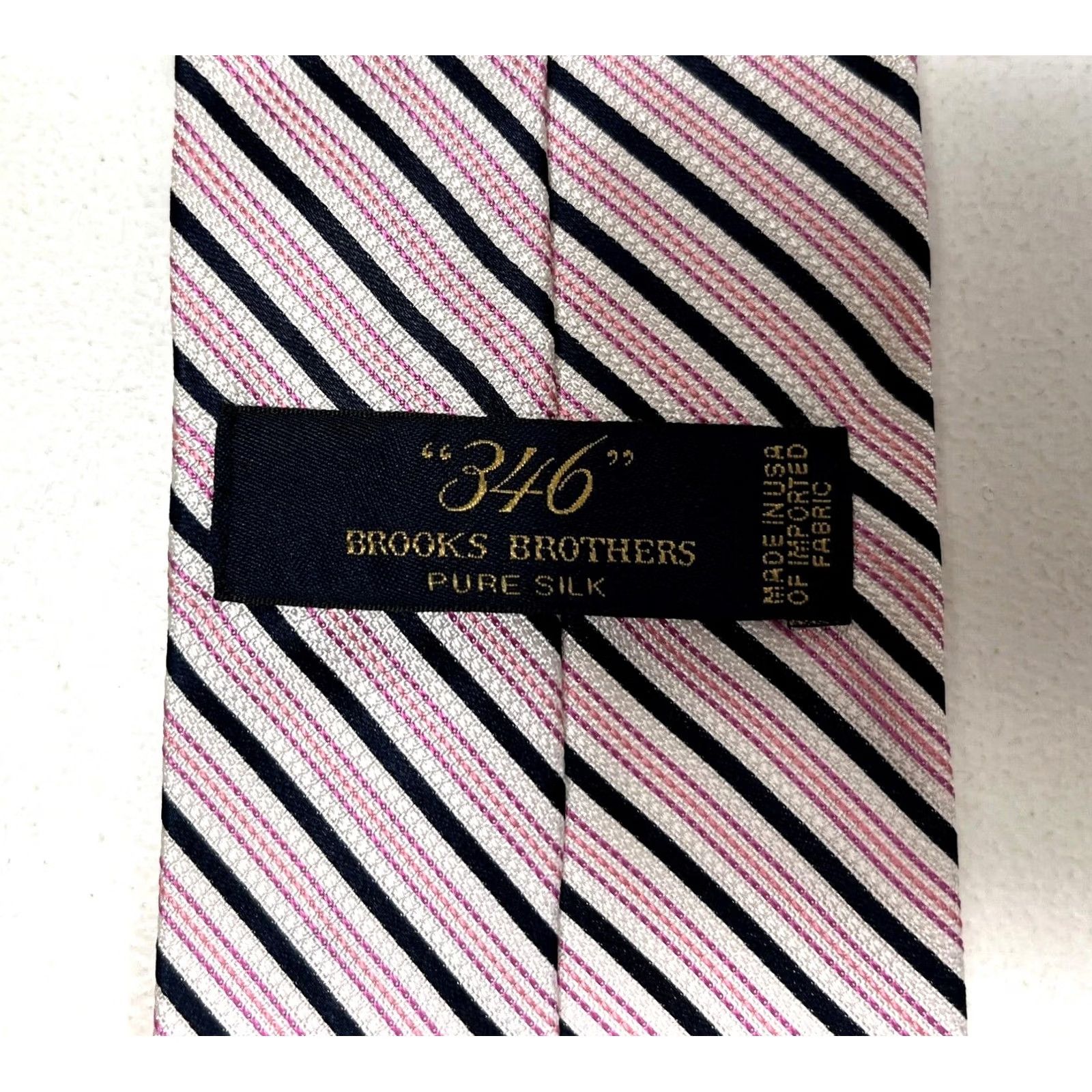 Brooks Brothers Brooks Brothers 346 Silk Tie Striped Men’s Made in USA Silk Tie Classic 59" 3.25" Multicolor Preppy Designer Mens Size ONE SIZE - 7 Thumbnail
