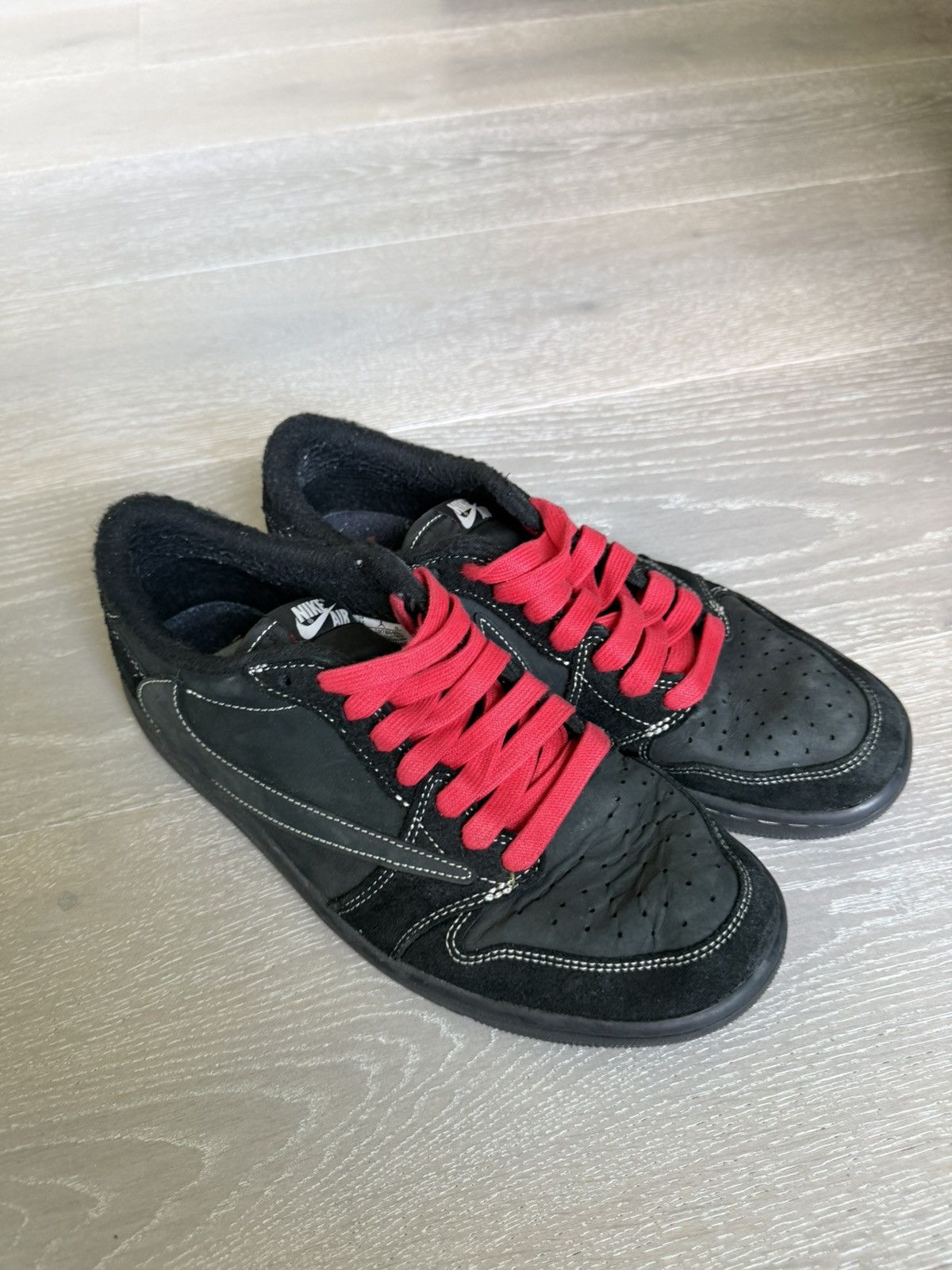 Nike Jordan 1 Retro Low OG SP Travis Scott Black Phantom Size US 9.5 / EU 42-43 - 1 Thumbnail