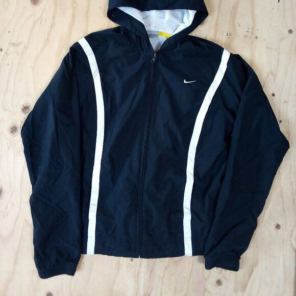Nike × Vintage Vintage Y2K Nike Hooded Windbreaker Jacket Size M / US 6-8 / IT 42-44 - 2 Thumbnail