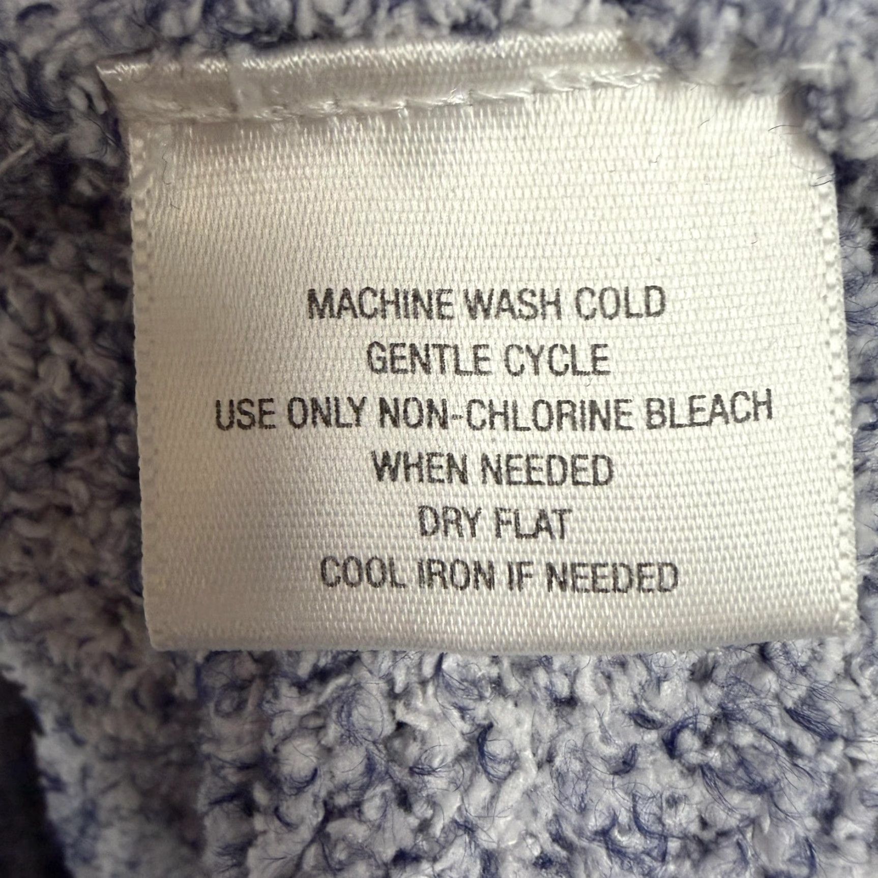 Vintage Classic Elements Sweater Womens M Blue Shawl Collar Boucle Knit Preppy Coastal Size M / US 6-8 / IT 42-44 - 6 Thumbnail