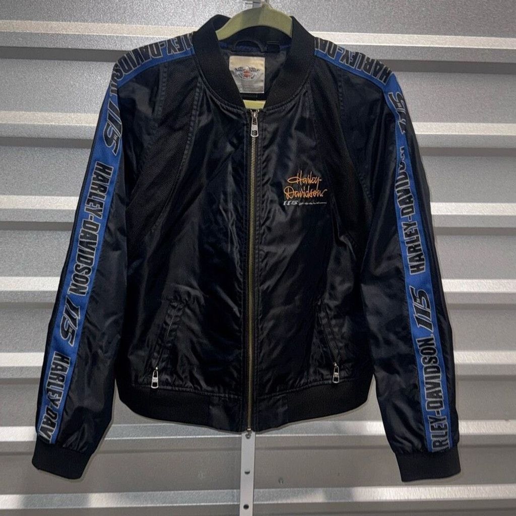 Harley Davidson HARLEY DAVIDSON 115th Anniversary Motorcycle Bomber Jacket S Size L / US 10 / IT 46 - 1 Thumbnail