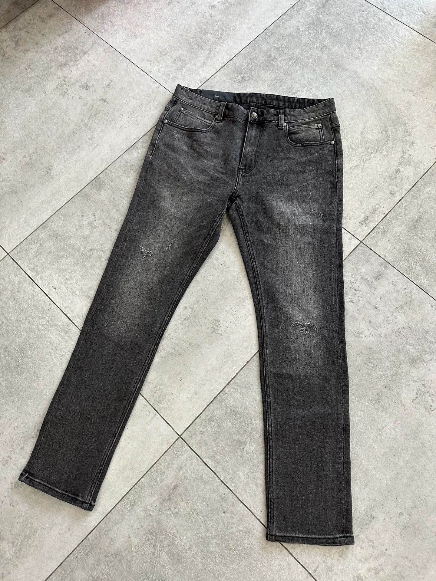 Balmain Balmain Men's Classic Gray Jeans Size US 34 / EU 50 - 1 Thumbnail