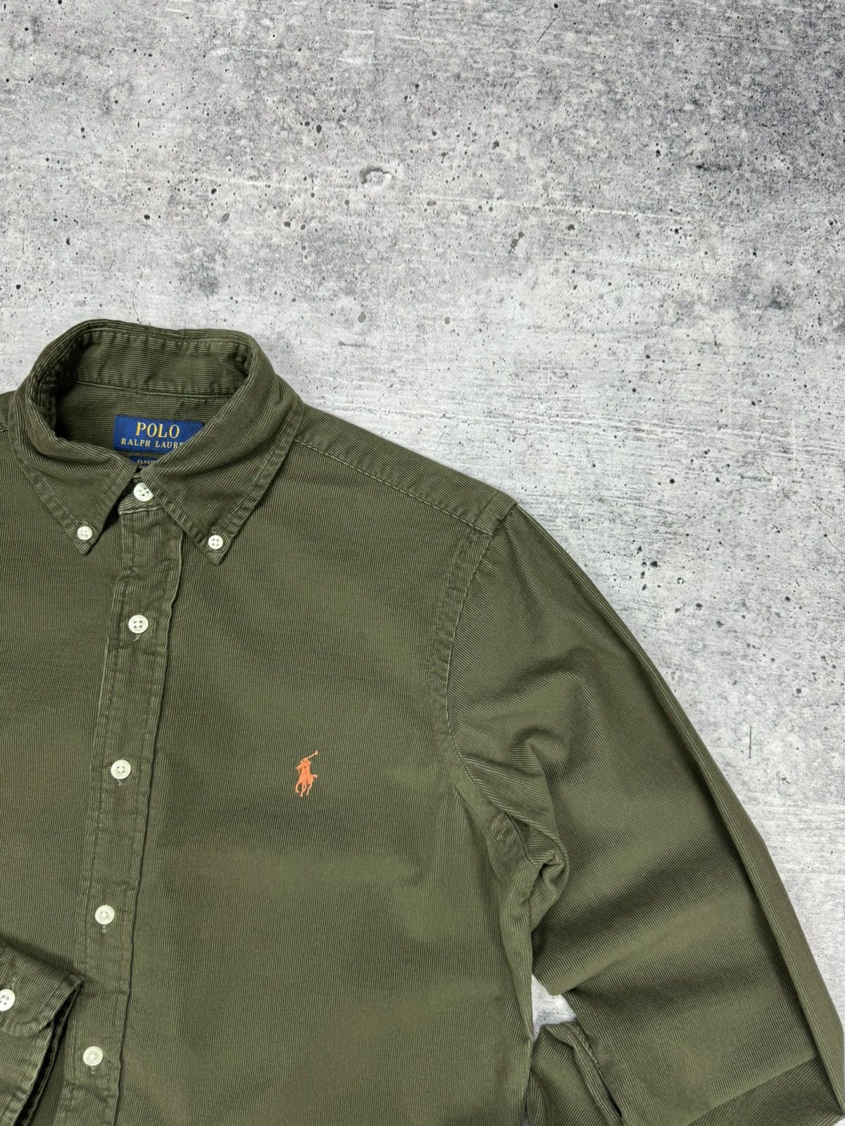 Designer × Polo Ralph Lauren Vintage Y2K Ralph Lauren Corduroy Flannel Shirt Travis Scott Size US S / EU 44-46 / 1 - 6 Thumbnail