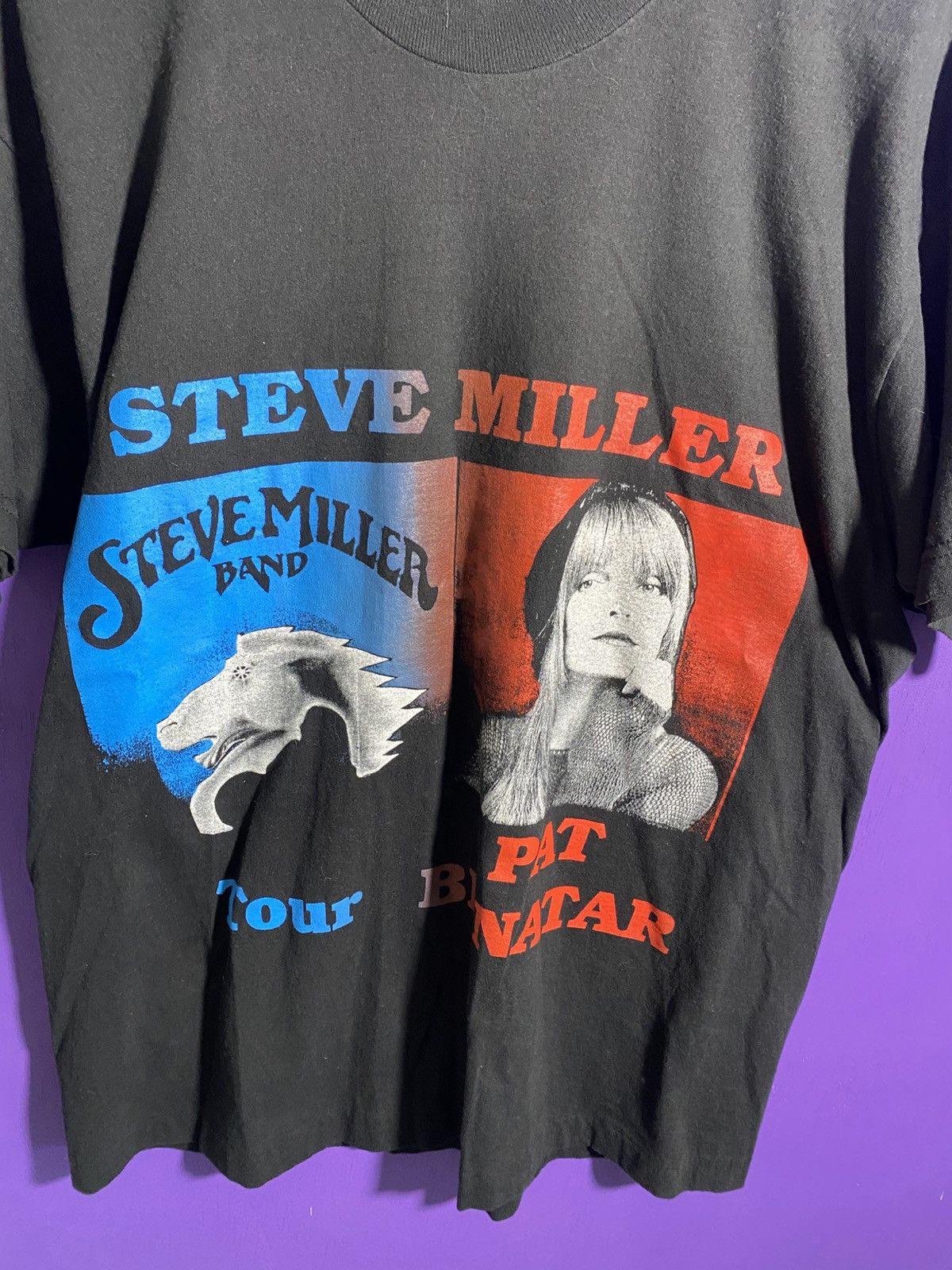 Band Tees × Vintage Vintage 1996 Steve Miller band/Pat Benatar tour tee Size US XL / EU 56 / 4 - 3 Thumbnail