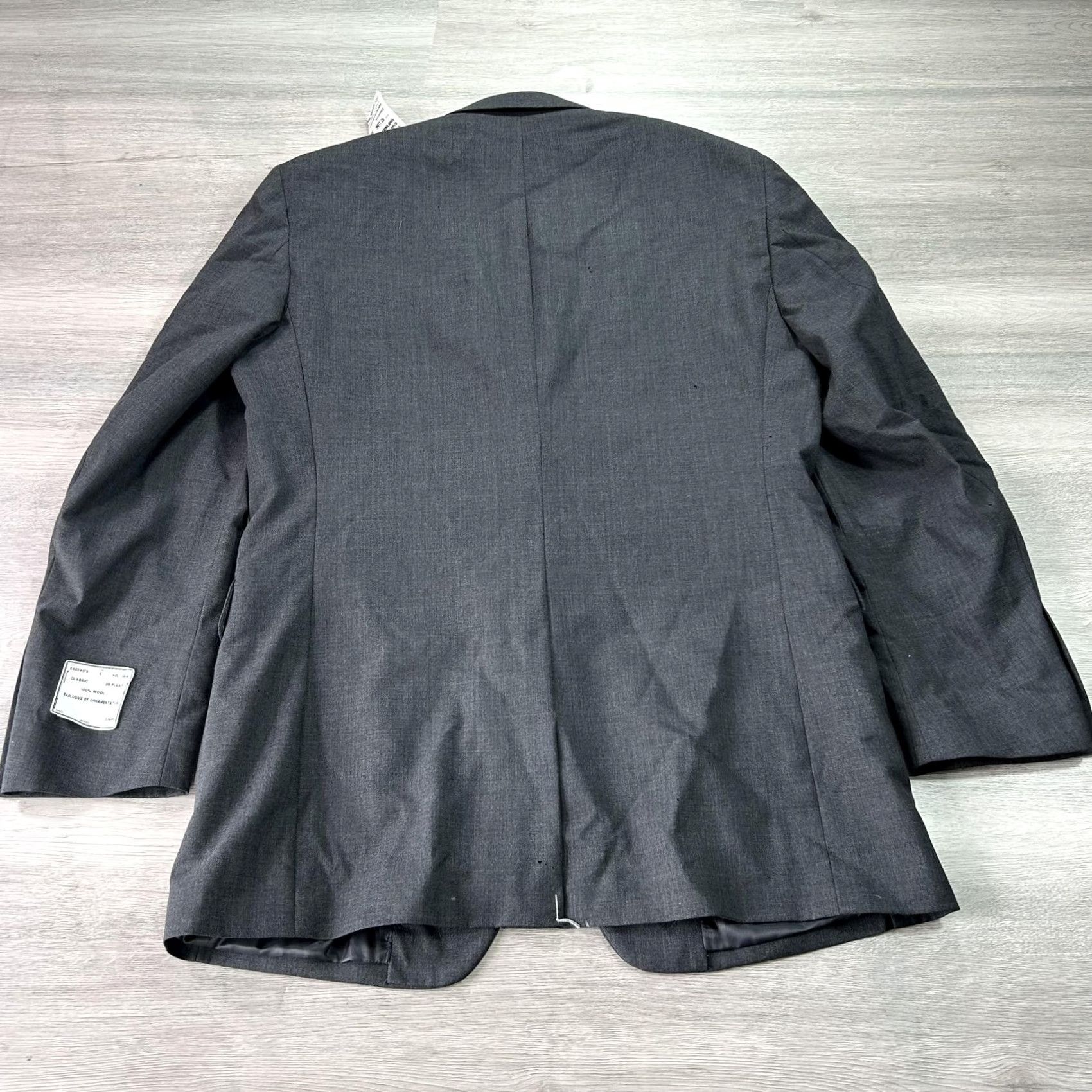 Jos. A. Bank Jos. A. Bank Blazer Mens 42L Gray Classic Collection Wool 2 Button Sport Coat Size 42R - 2 Thumbnail
