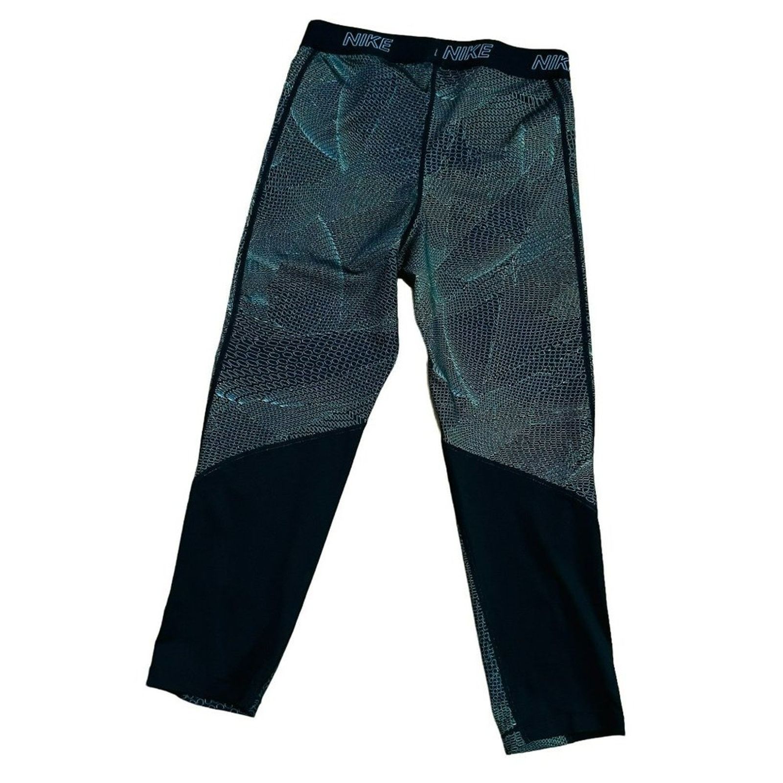 Nike Nike Training Mesh Panel Capri Leggings Womens Medium Size 26" / US 2 / IT 38 - 5 Thumbnail