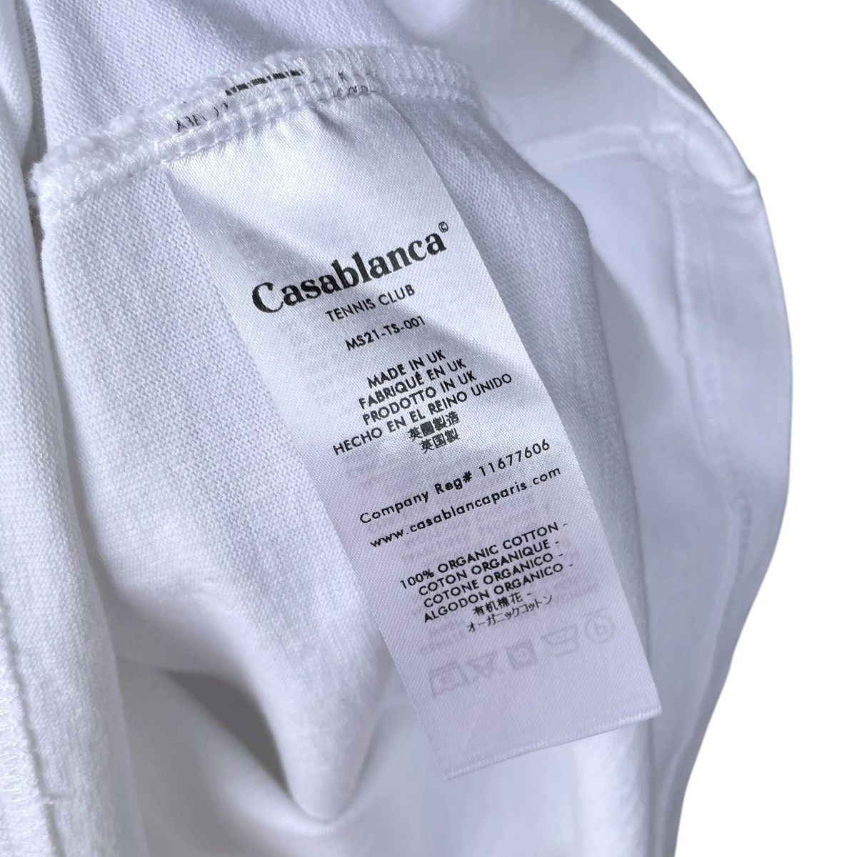 Casablanca Casablanca Paris SS21 Tennis Club Painting Tee Size US XL / EU 56 / 4 - 7 Thumbnail