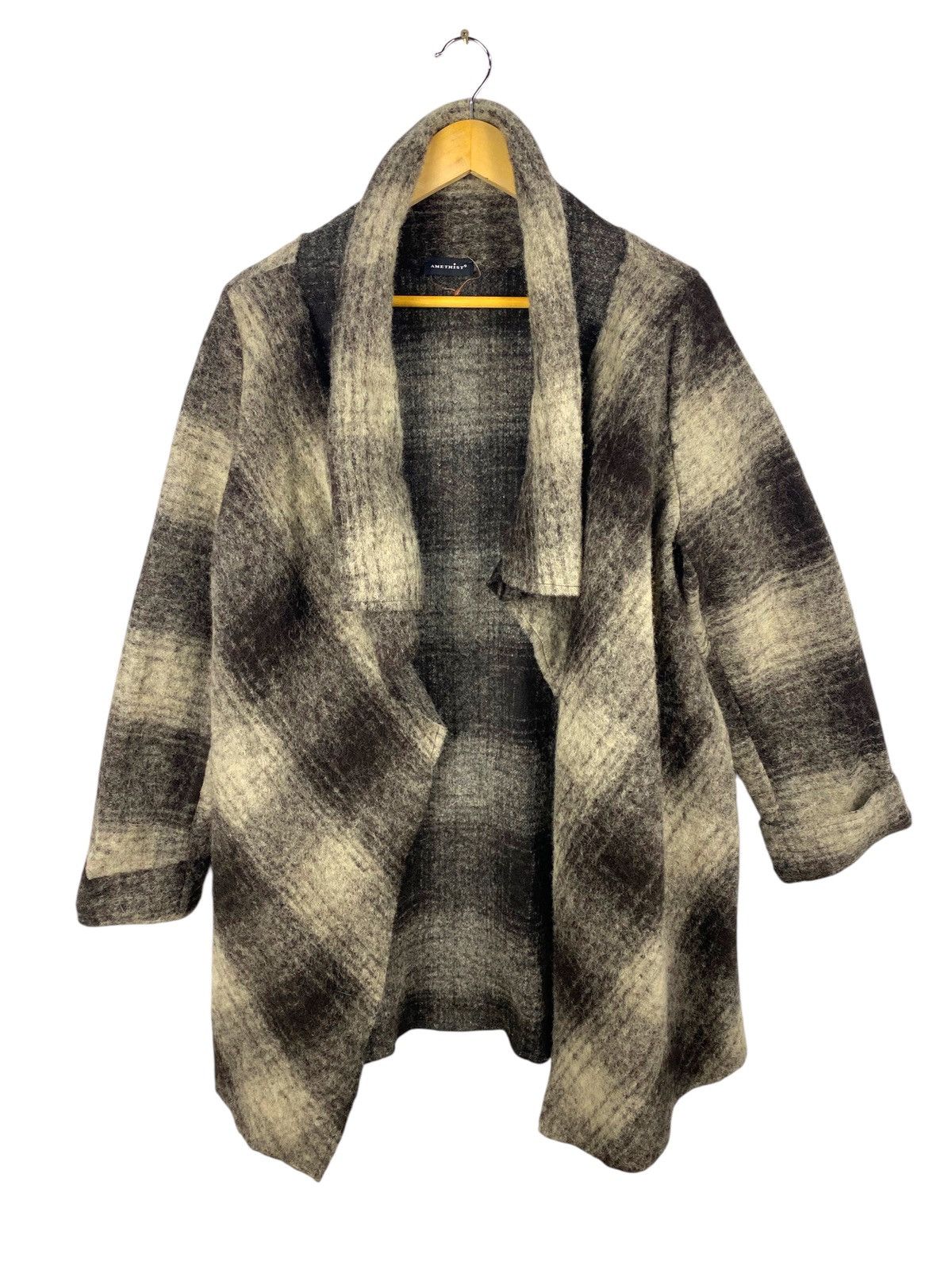 Japanese Brand 💥AMETHYST ARCHIVE WOOL TARTAN JACKET Size L / US 10 / IT 46 - 2 Thumbnail