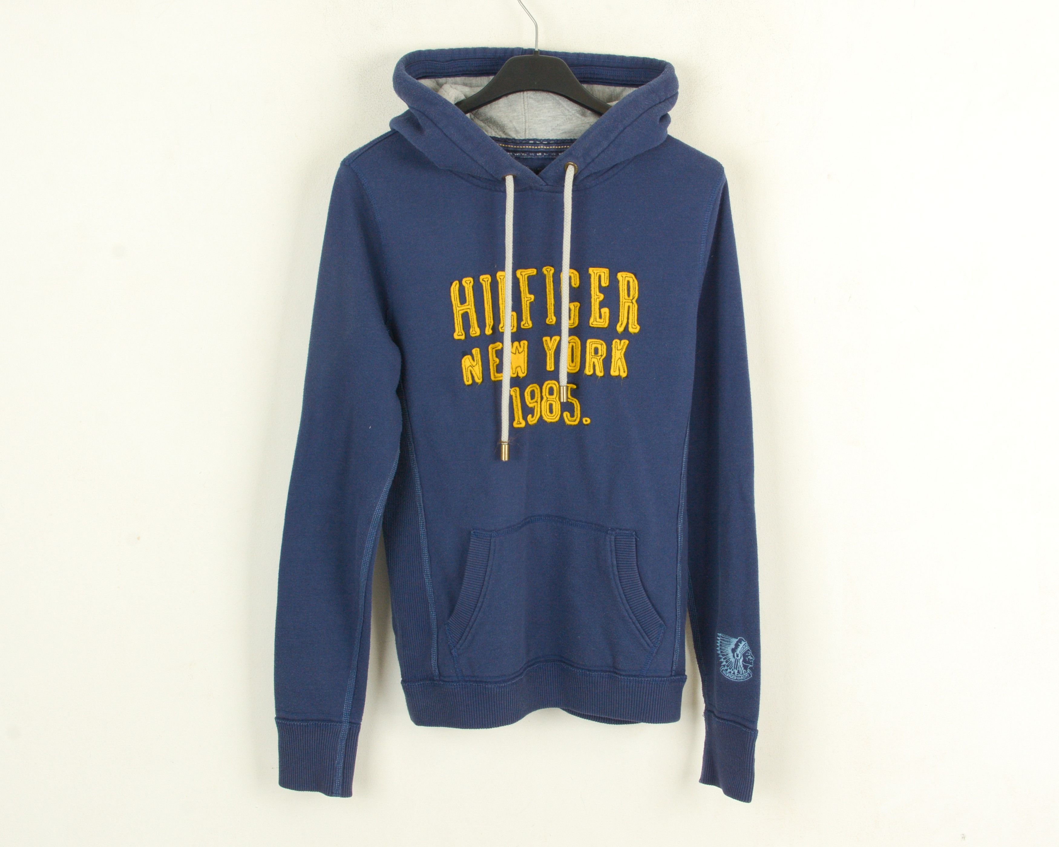Tommy Hilfiger Womens S Hoodie Jumper Pullover Sweatshirt Embroidered Size S / US 4 / IT 40 - 1 Thumbnail