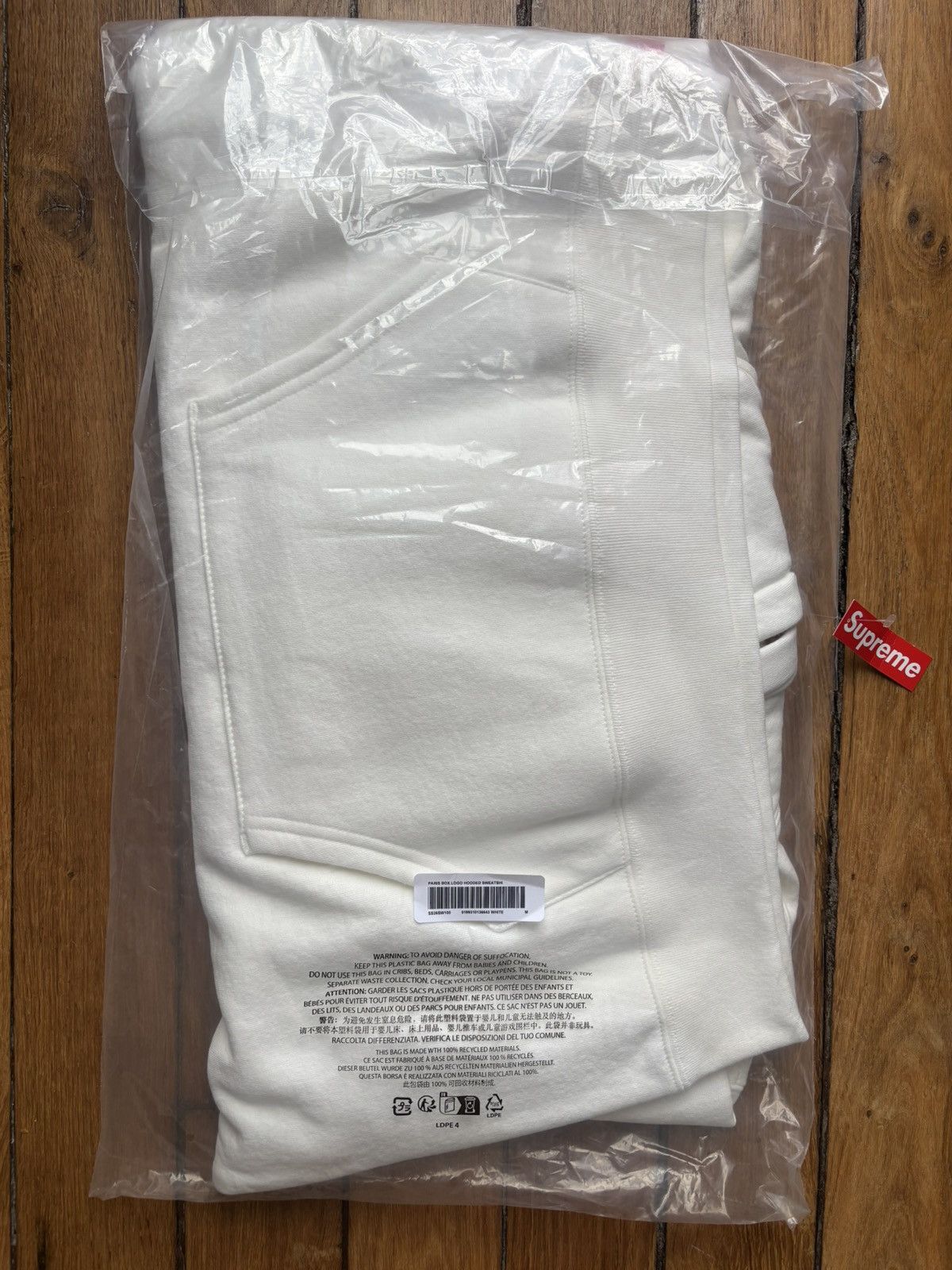 Supreme Supreme Paris Box logo Hooded Size US M / EU 48-50 / 2 - 5 Thumbnail