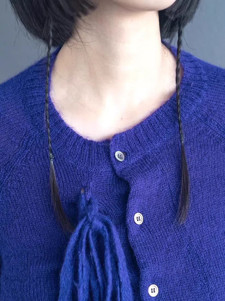 Comme des Garcons Comme Des Garcons size F Purple Asymmetrical Tie-dye Knit Size XS / US 0-2 / IT 36-38 - 7 Thumbnail