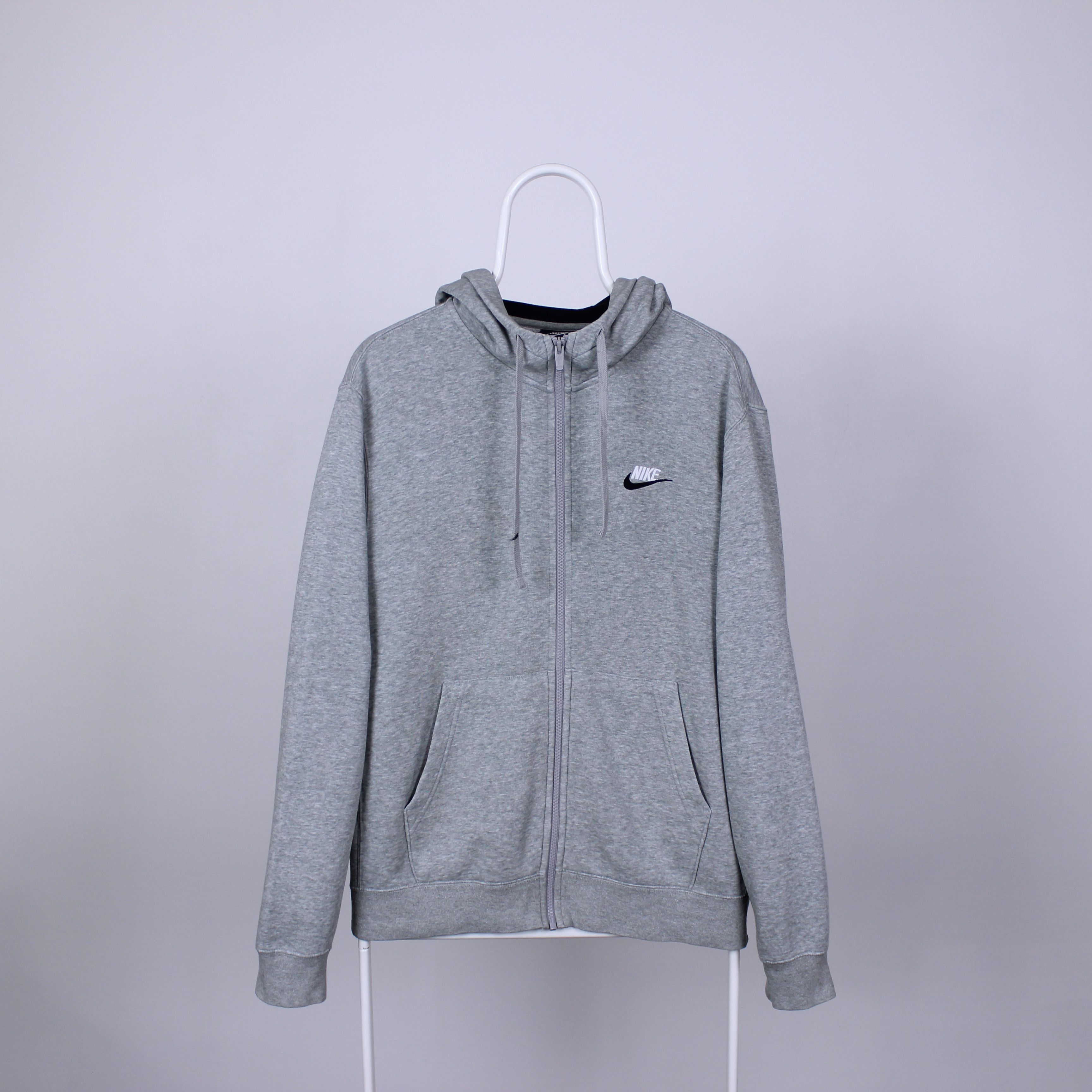 Nike Nike hoodie men gray full zip M Size US M / EU 48-50 / 2 - 2 Thumbnail