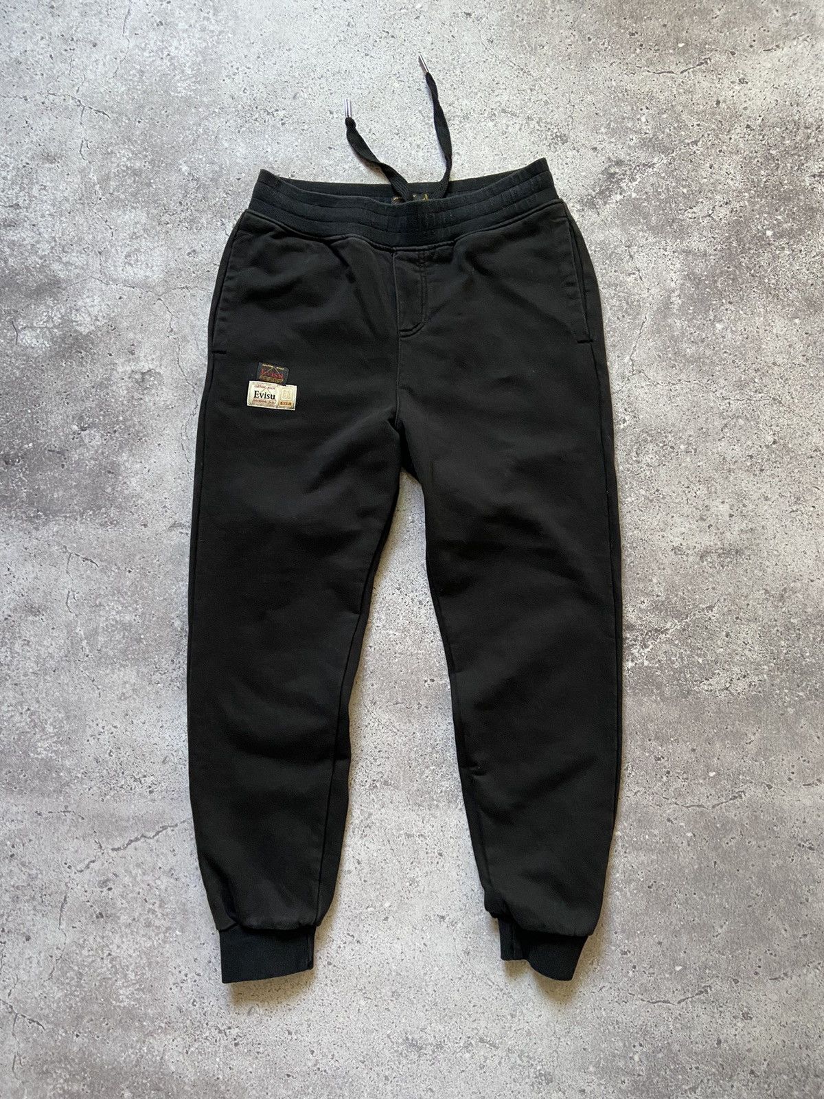 Evisu Mens Vintage Evisu Sweatpants Japanese brand style y2k pants Size US 34 / EU 50 - 2 Thumbnail