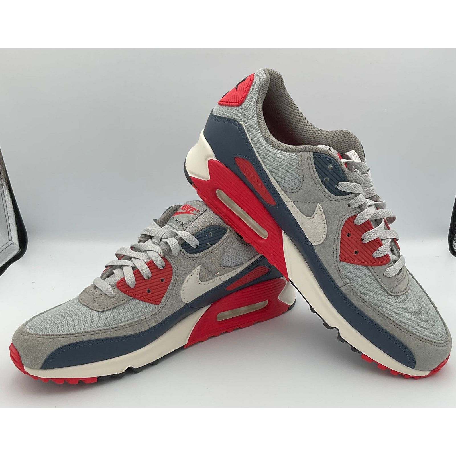 Nike Nike Air Max 90 Men’s Smoke Gray Navy PhantomnSize 11.5 Size ONE SIZE - 2 Thumbnail