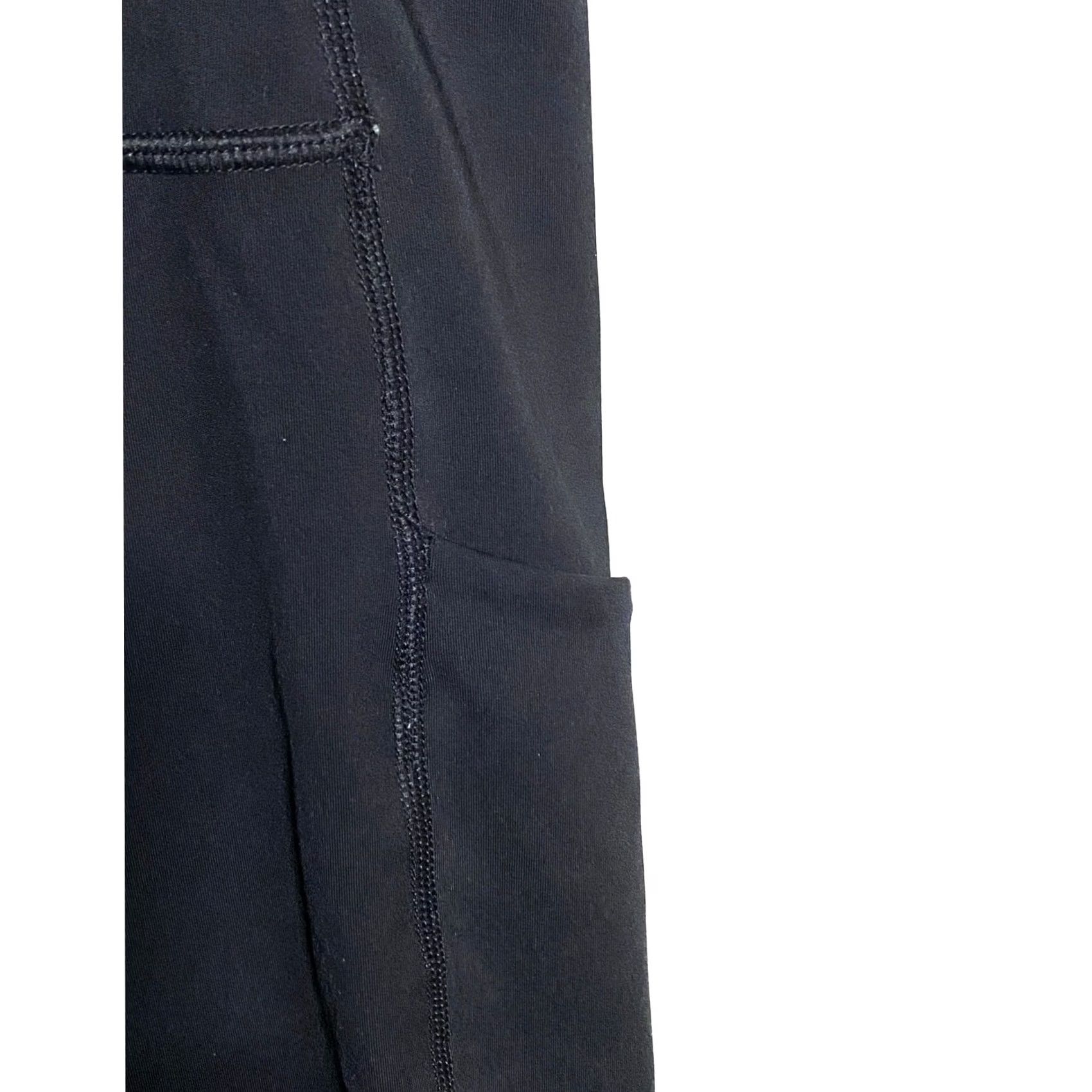 Tek Gear Tek Gear Black Leggings Womens 2X Leggings Activewear Athleisure Gym Yoga Travel Casual Workout Stretch Pull On Womens Size 40" / US 18 - 3 Thumbnail