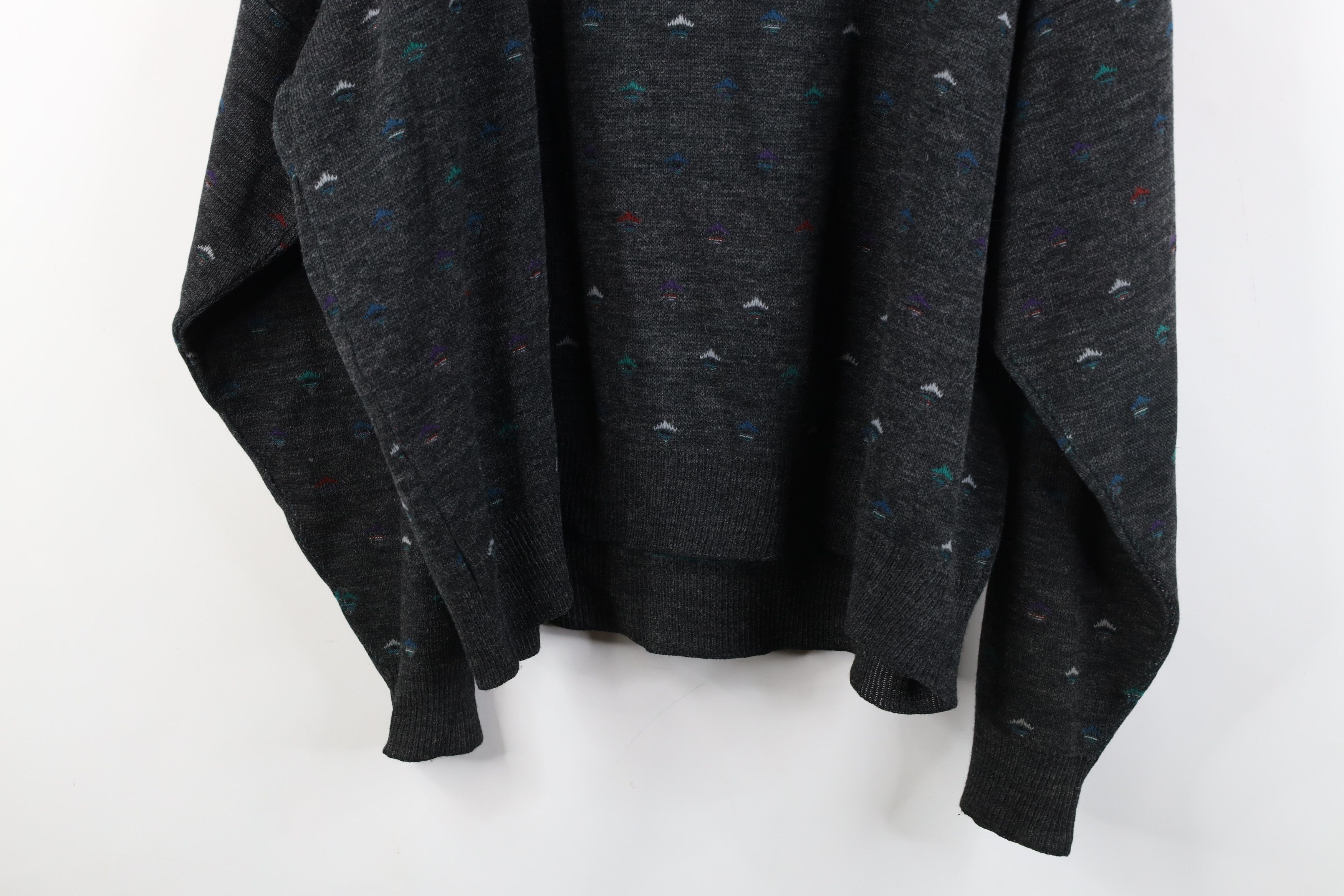 Vintage Vintage 90s Streetwear Wool Blend Knit Crewneck Sweater Size XL / US 12-14 / IT 48-50 - 11 Thumbnail