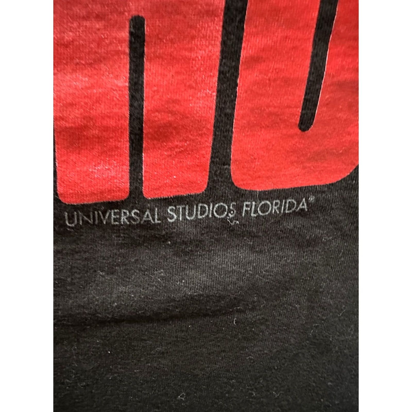Fruit Of The Loom VINTAGE Universal Studios Psycho Promo T-Shirt XL Black Mens 80s 90s RARE Fruit of the Loom Regular Crew Neck Size US XL / EU 56 / 4 - 4 Thumbnail