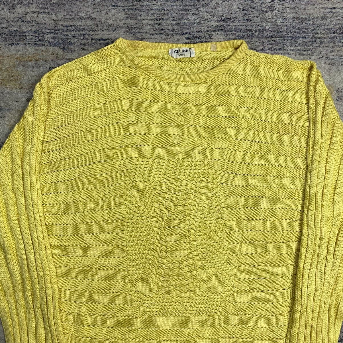 Celine × Vintage Vintage 90s Celinr paris knit sweater Size S / US 4 / IT 40 - 4 Thumbnail