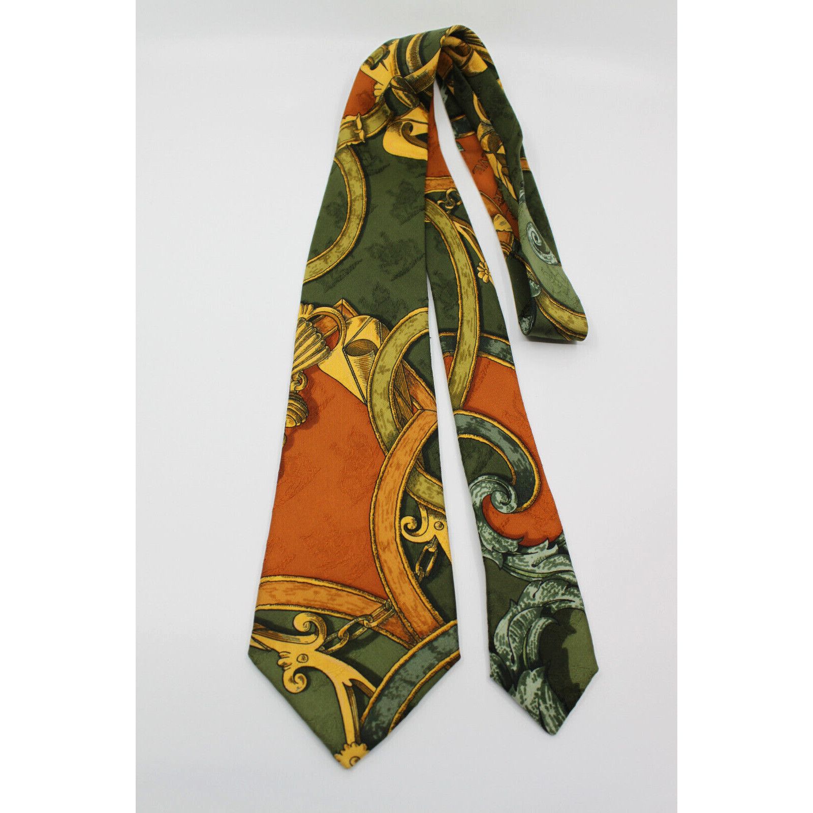 Hermes 1990s HERMÈS Instruction du Roy Jacquard Henri d' Origny Tie Size ONE SIZE - 3 Thumbnail