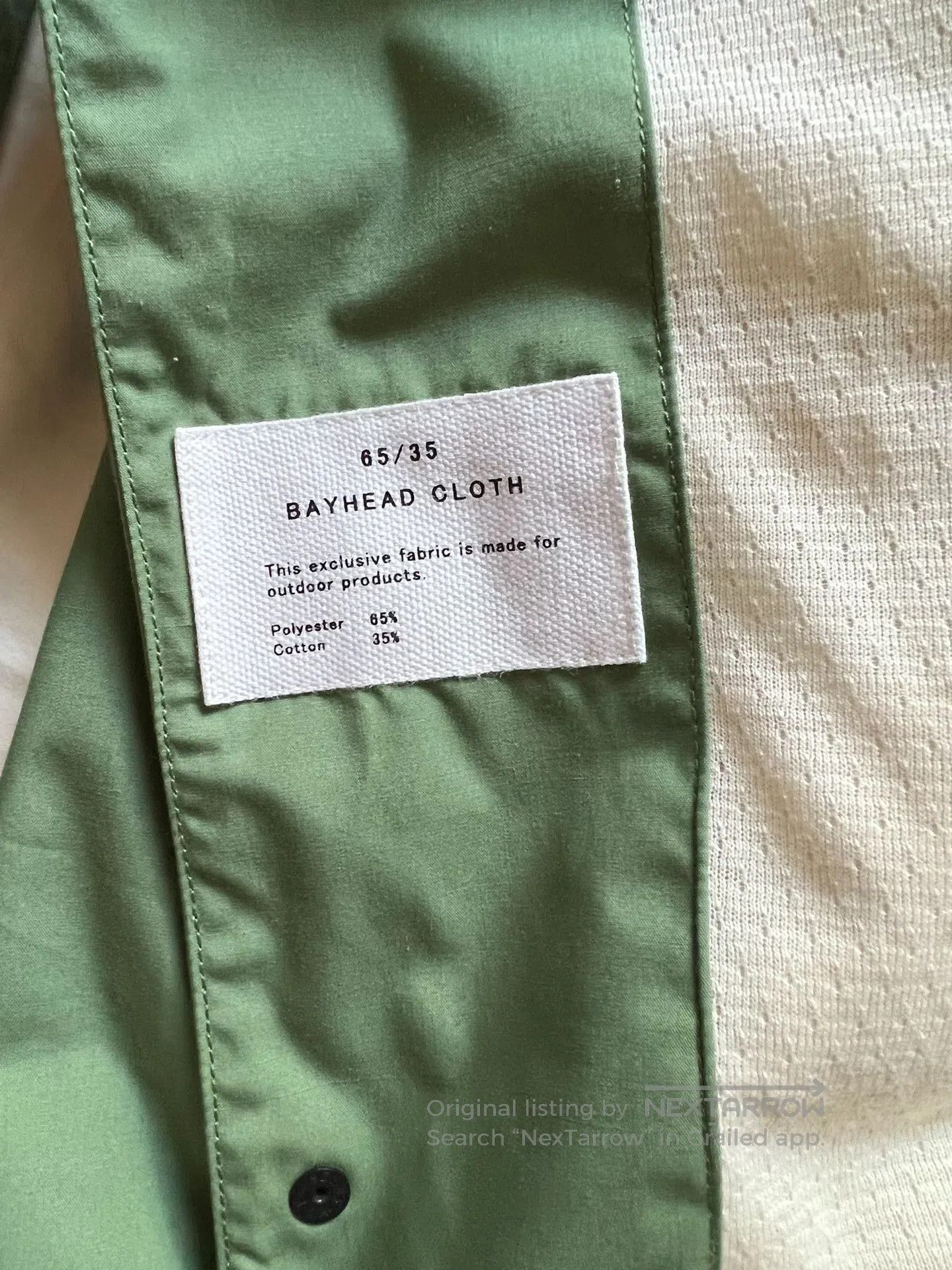 Nanamica nanamica 23SS Waterproof Blend Loose Cardigan. Size US S / EU 44-46 / 1 - 3 Thumbnail