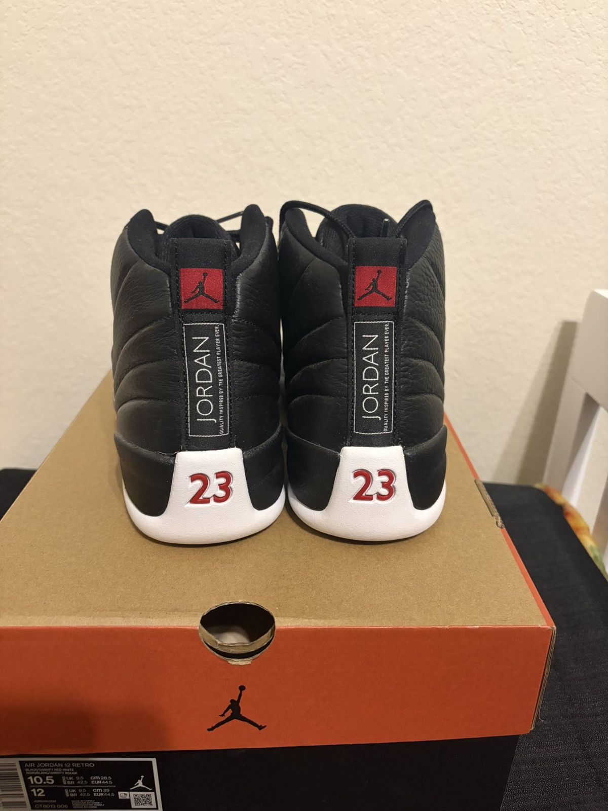 Jordan Brand Jordan 12 Playoffs Size US 10.5 / EU 43-44 - 3 Thumbnail