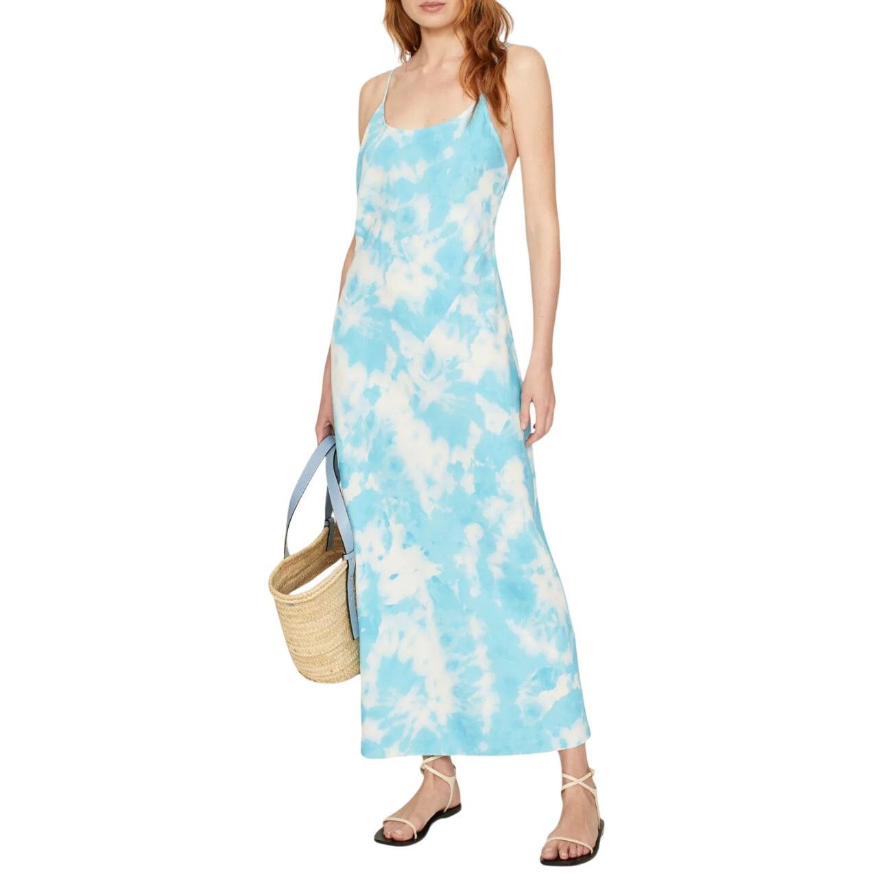 THAKOON Thakoon x RTR Tie Dye Slip Dress in Blue, Size US 8 Size M / US 6-8 / IT 42-44 - 2 Thumbnail
