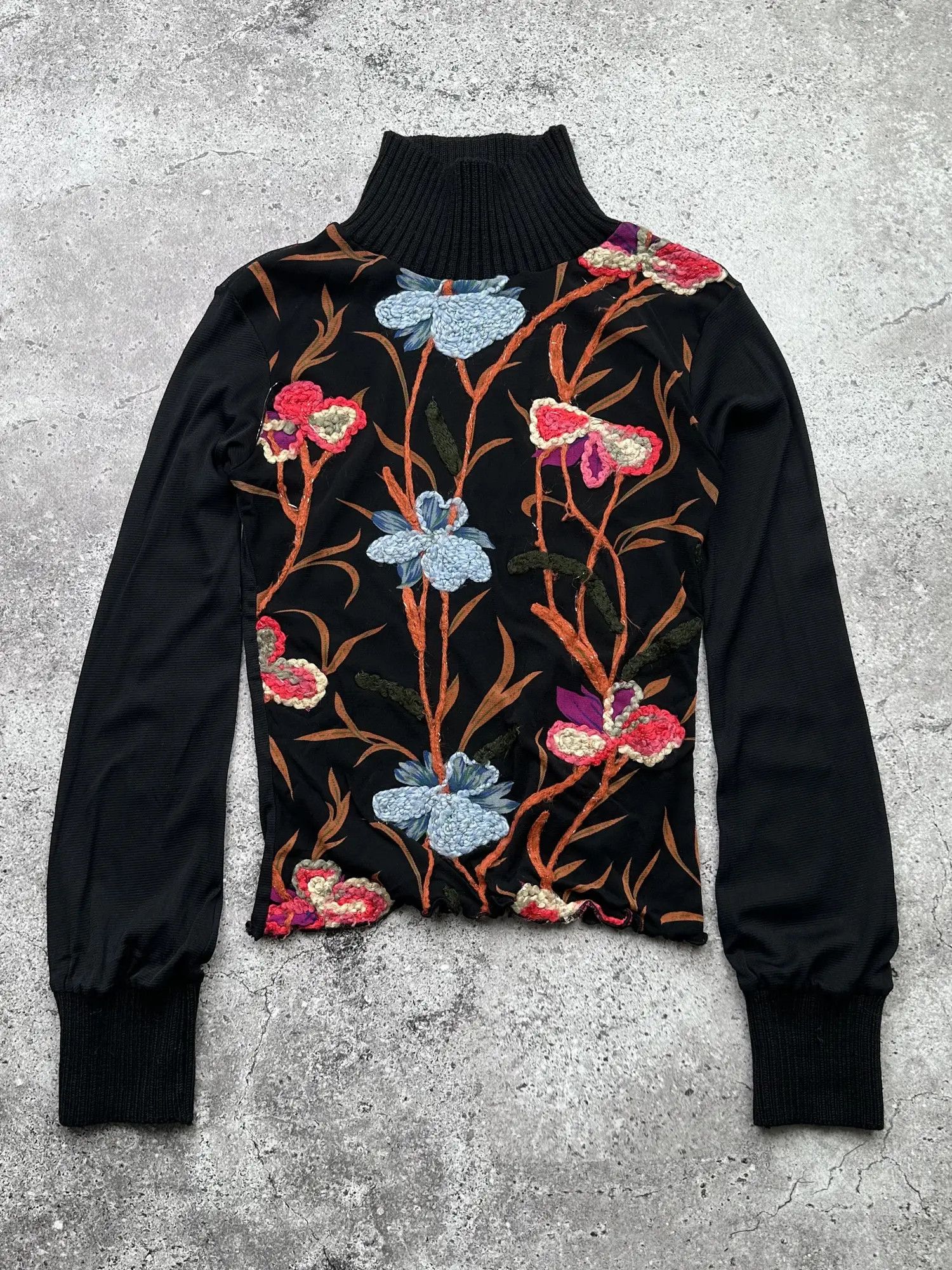 Vintage Embroidered Print Blouse C236(V460)