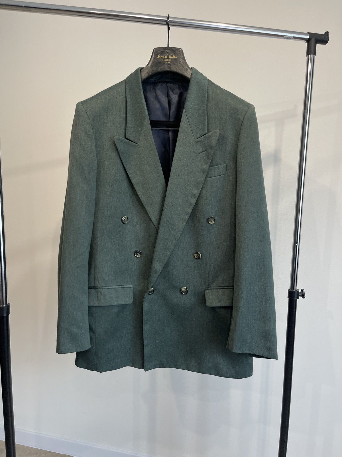 Vintage 🔥Vintage double-breasted blazer classic jacket sport coat Size 40R - 1 Thumbnail