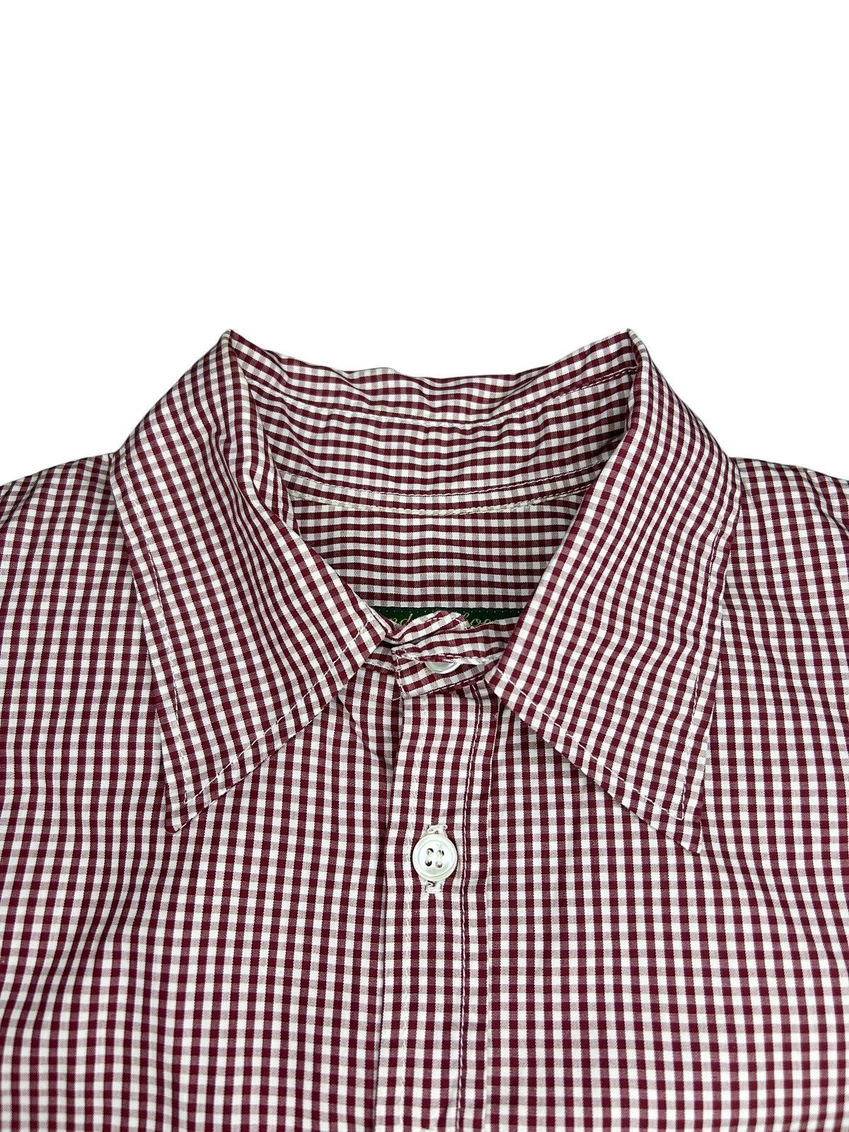 Paul Harnden Shoemakers Gingham Button Up Shirt Size XS / US 0-2 / IT 36-38 - 3 Thumbnail