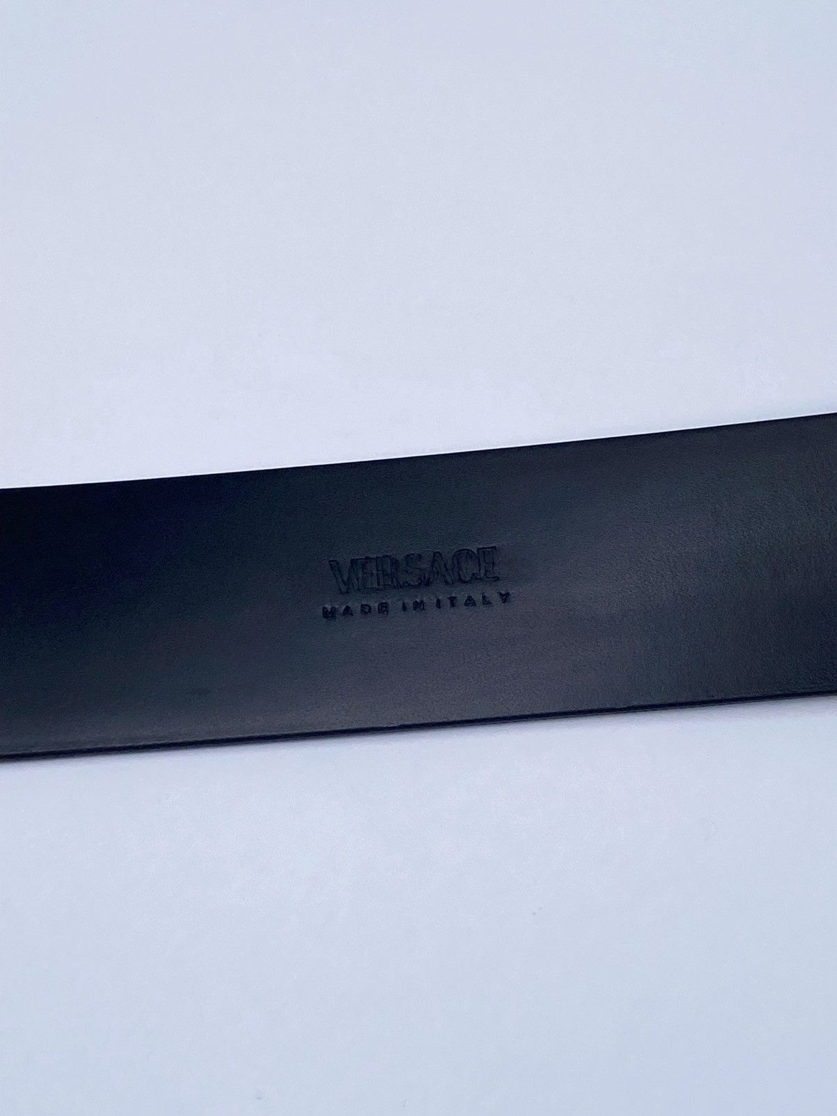 Versace Versace Medusa Biggie Leather Belt size 80/32” Size 32 - 8 Thumbnail
