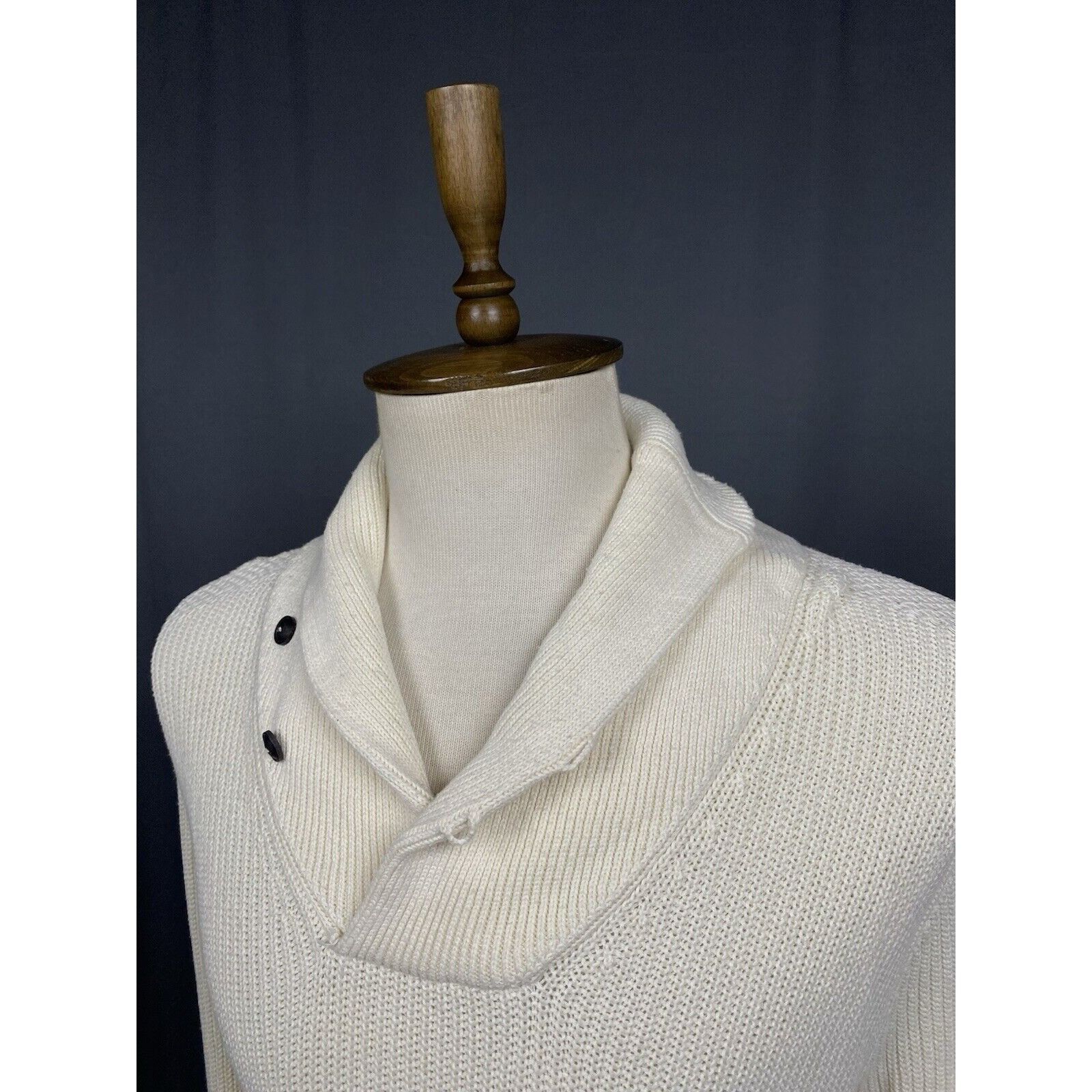 Polo Ralph Lauren Polo Ralph Lauren VTG Men's Beige Heavy Knitted Sweater Size Size US L / EU 52-54 / 3 - 5 Thumbnail