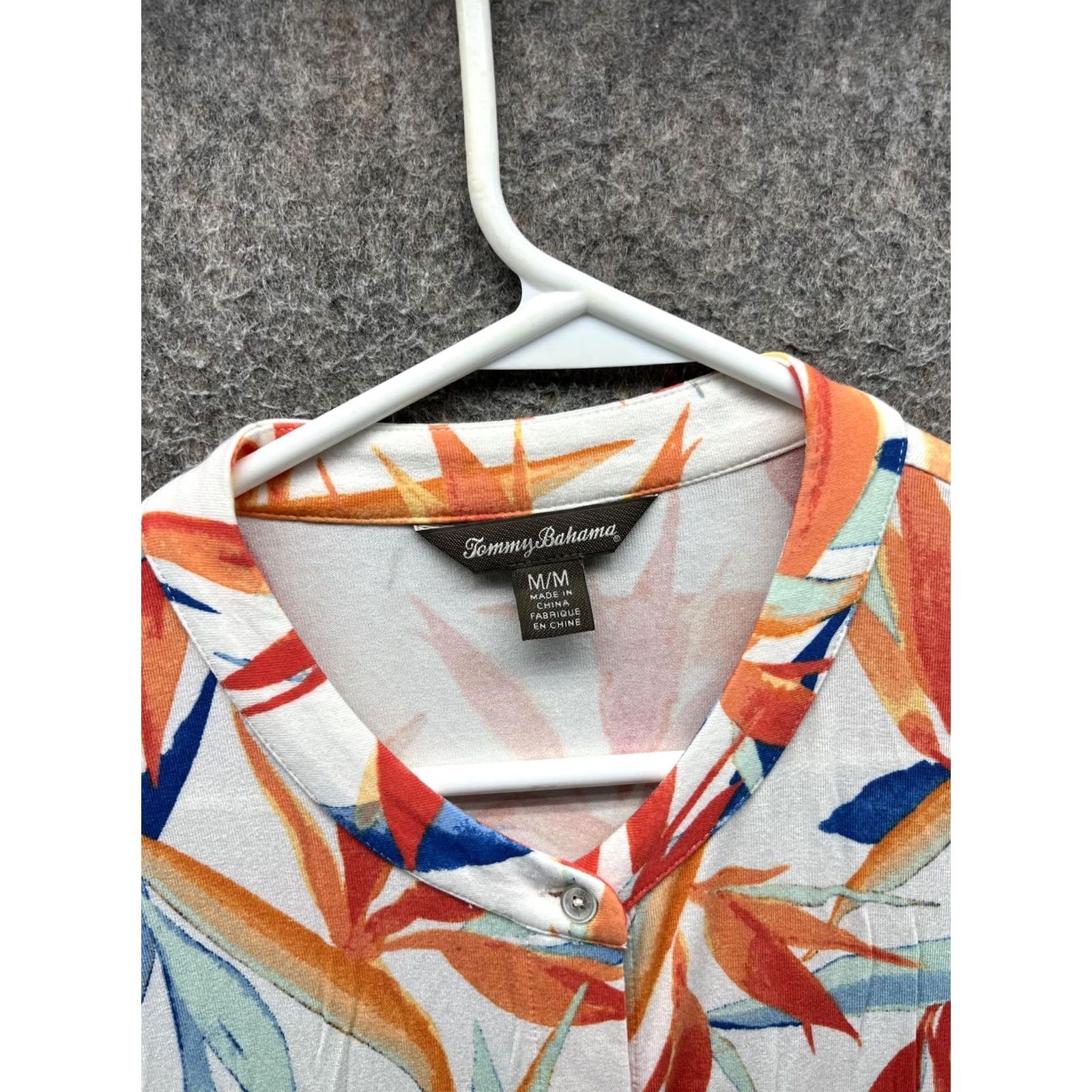 Tommy Bahama Tommy Bahama Shirt Dress Womens Medium Multicolor Floral Henley Cap Sleeve T-Shirt Dress Dress Casual Beach Travel Size M / US 6-8 / IT 42-44 - 2 Thumbnail