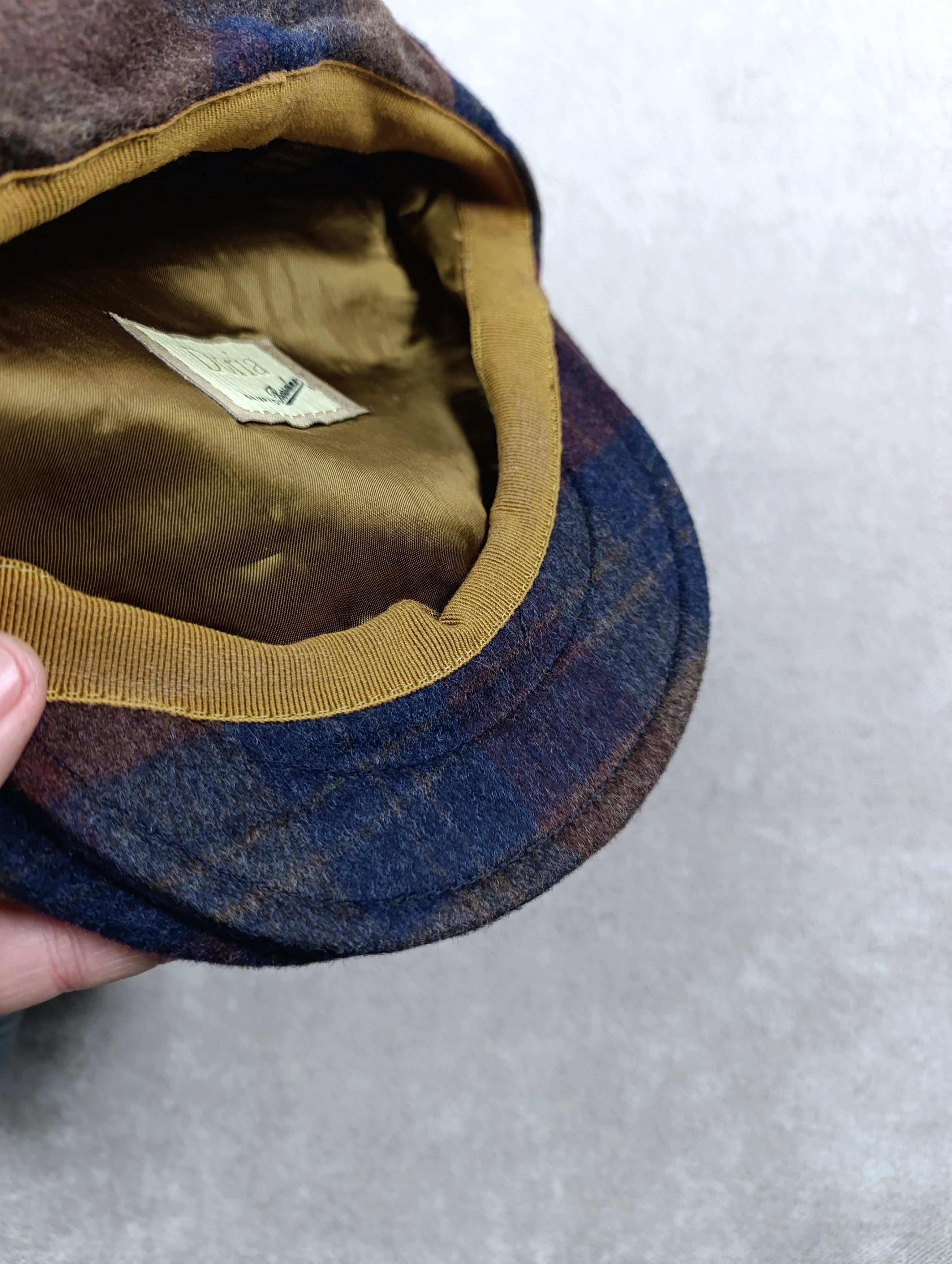 Vintage Vintage Doria Barbisio Wool Alpaca Flat Cap Newsboy Hat Size ONE SIZE - 10 Thumbnail