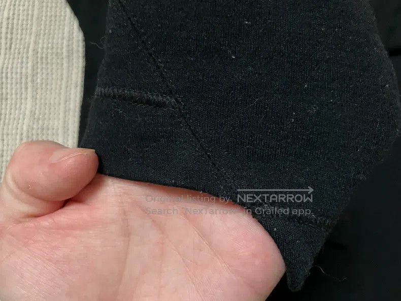 Helmut Lang Helmut Lang Slant collar black woolen top knitted sweater Size XS / US 0-2 / IT 36-38 - 6 Thumbnail